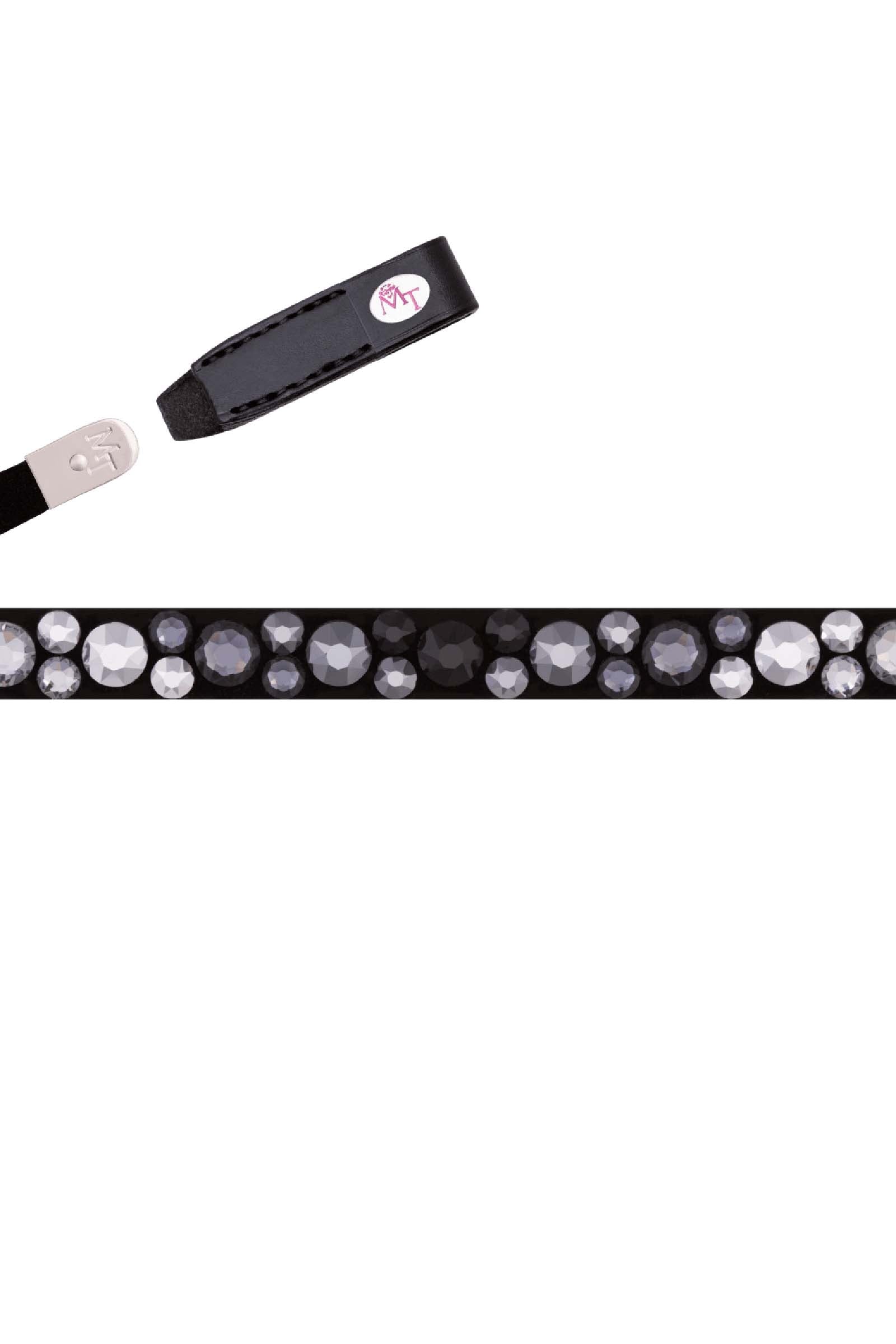 MagicTack Frontalera Bling Classic Magic Tack Night Howler Cabezadas de montar & Riendas