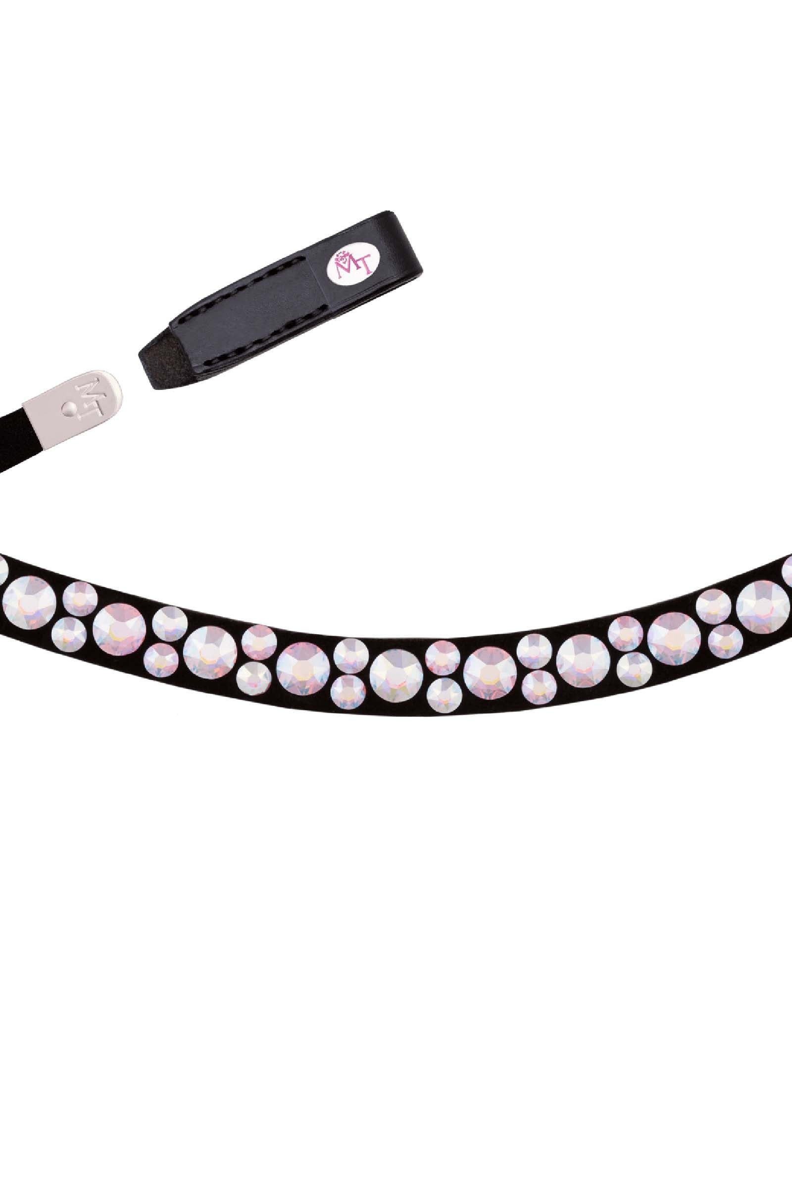 MagicTack Frontalera Bling Swing Magic Tack Rose AB Cabezadas de montar & Riendas