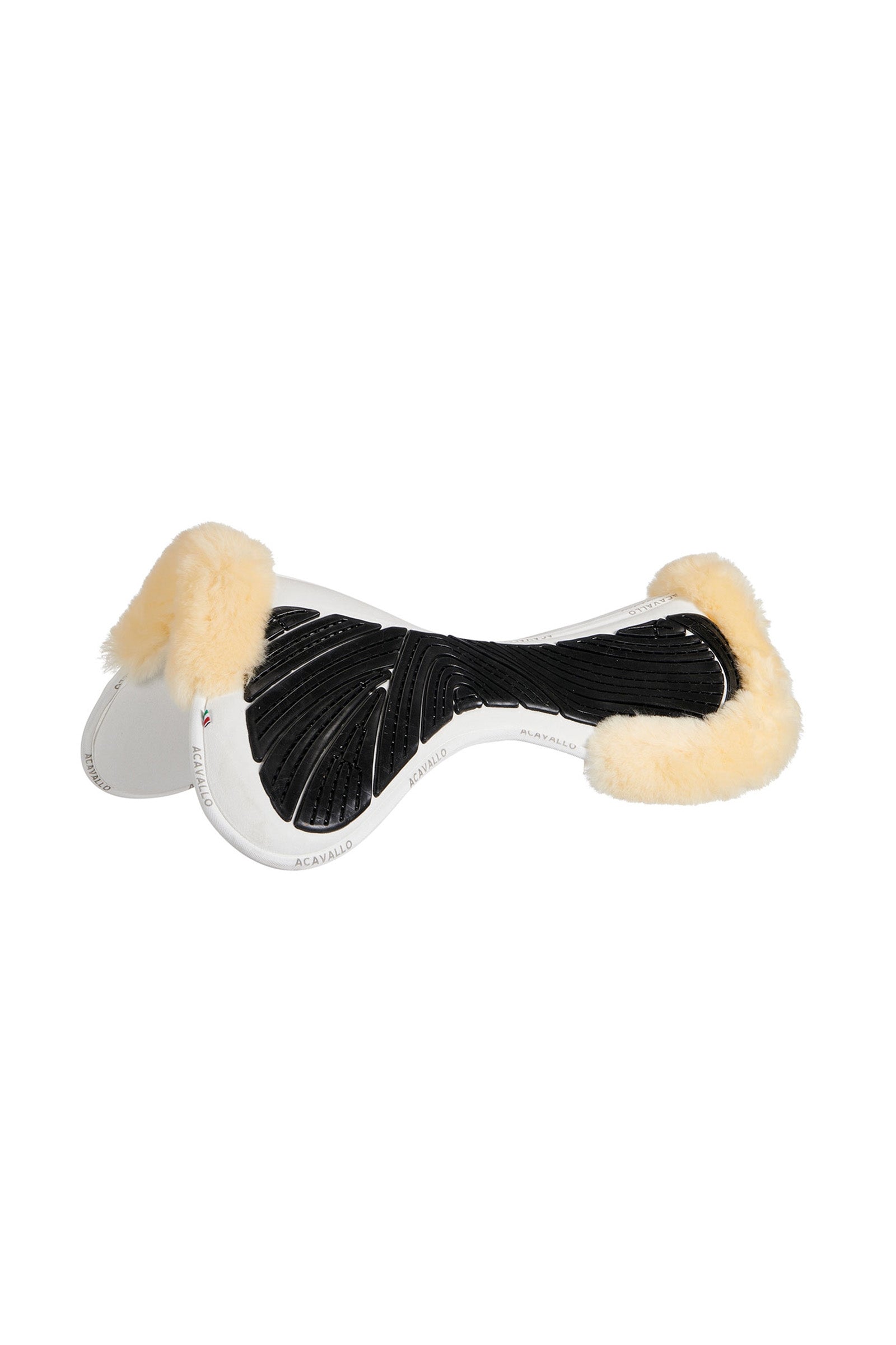 Acavallo Salvacruz de Gel con Piel de Oveja Contacto Cercano & Memory Foam Mantillas