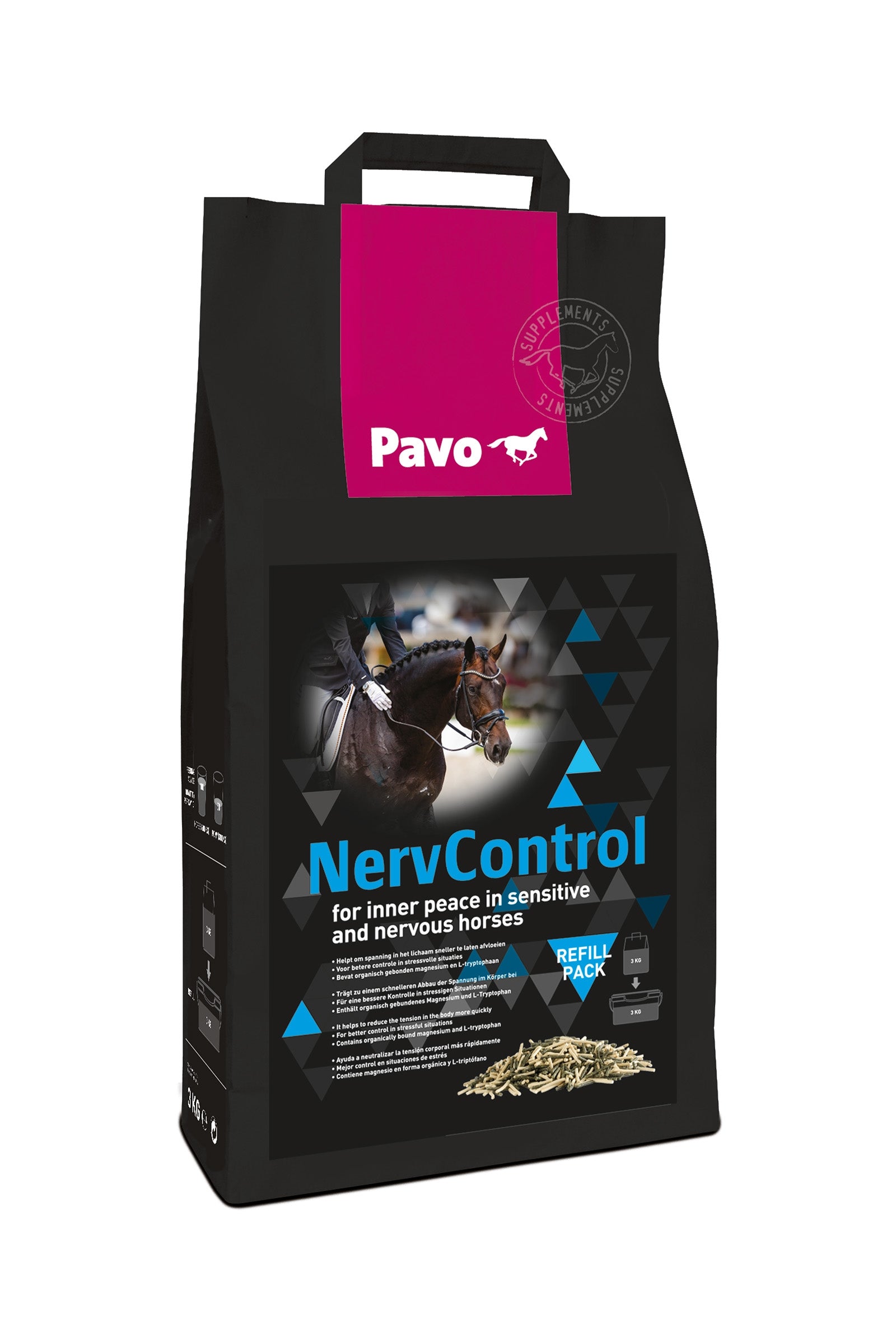 Pavo Repuesto NervControl, 3kg Horse Feed & Nutrition