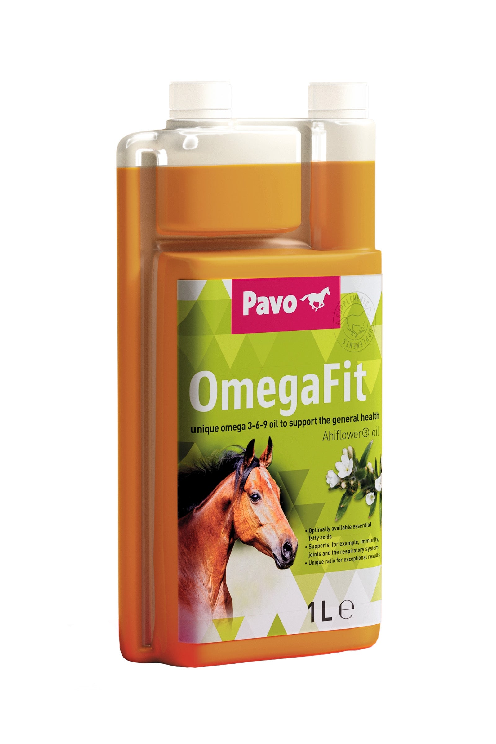 Pavo Aceite Omega Fit, 1l Horse Feed & Nutrition