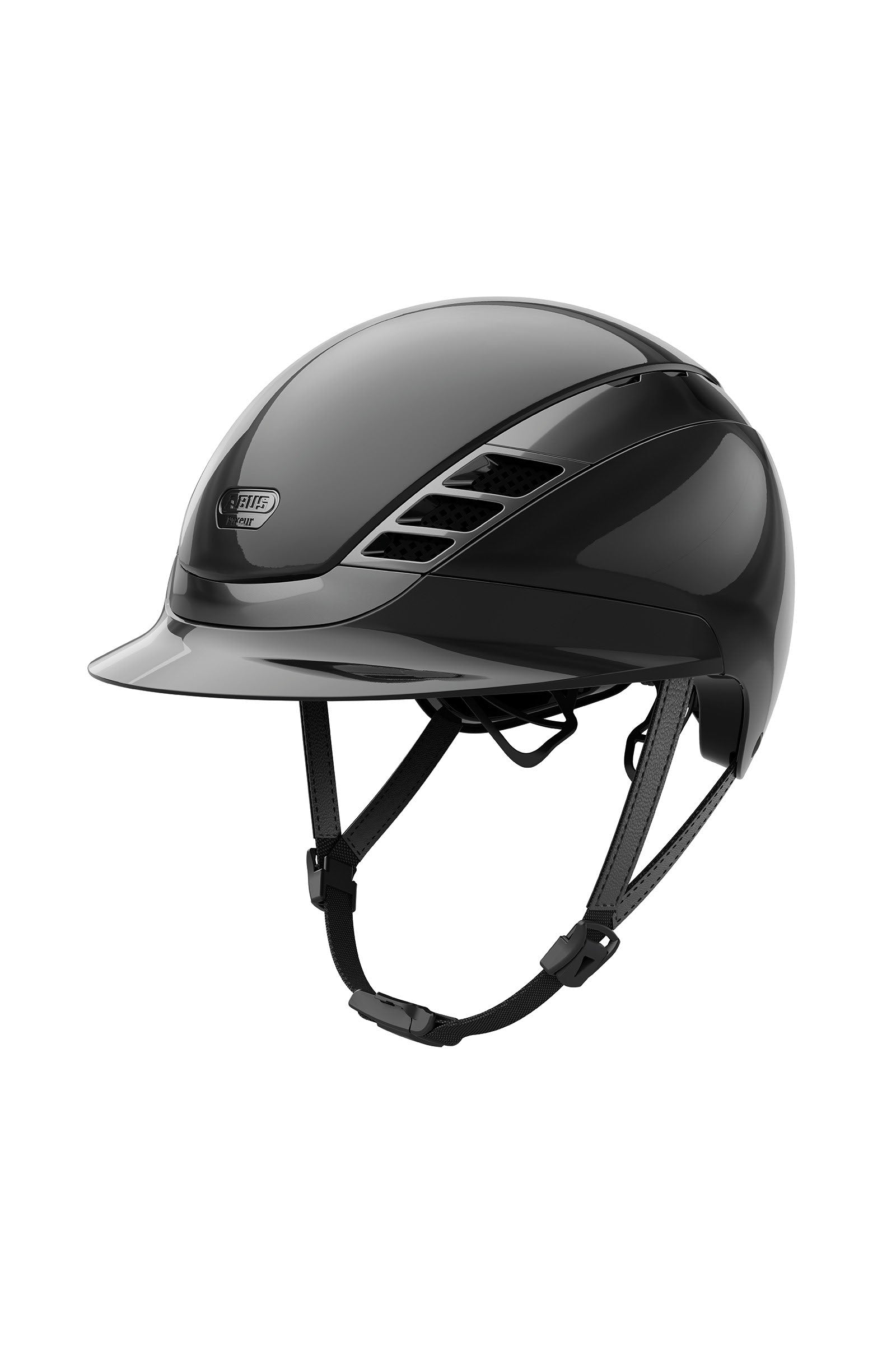 Abus Pikeur AirLuxe Chrome Casco de Equitación Equipamiento Seguridad