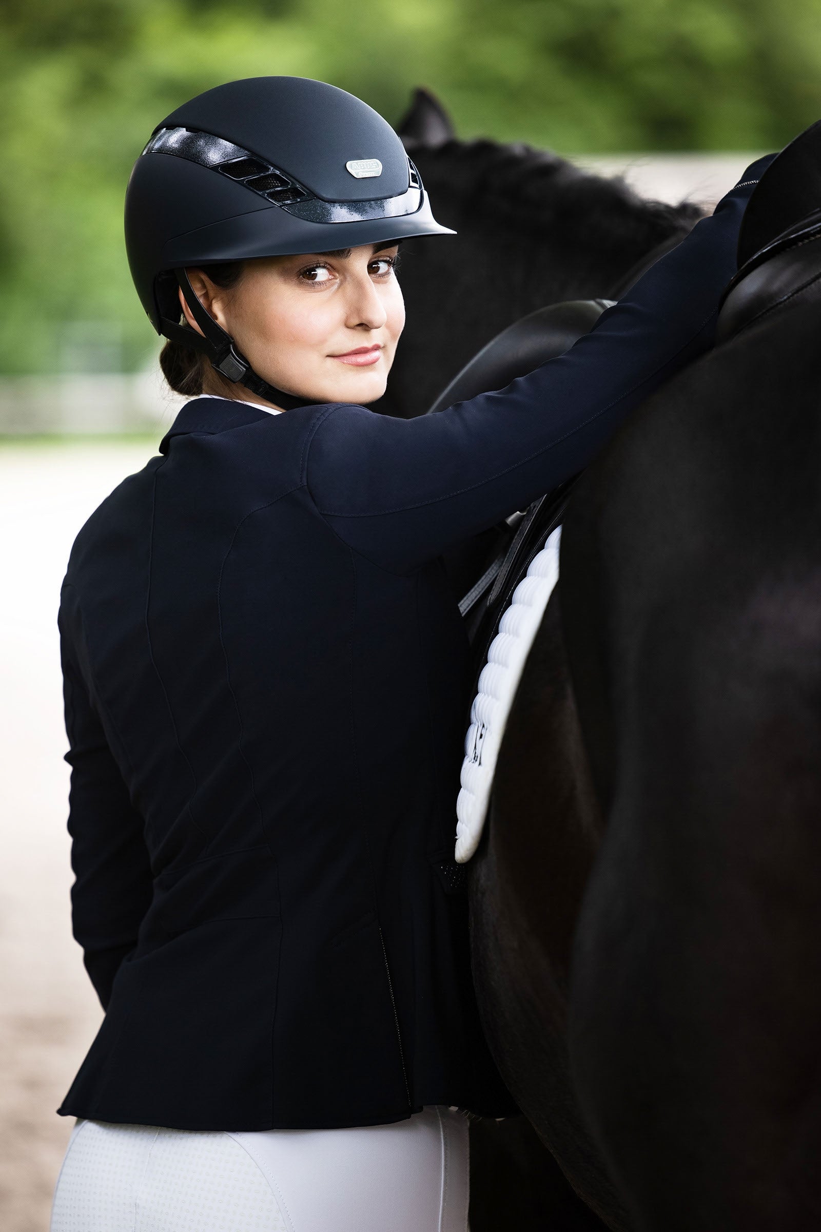 Abus Pikeur AirLuxe Supreme Riding Helmet Safety Equipment