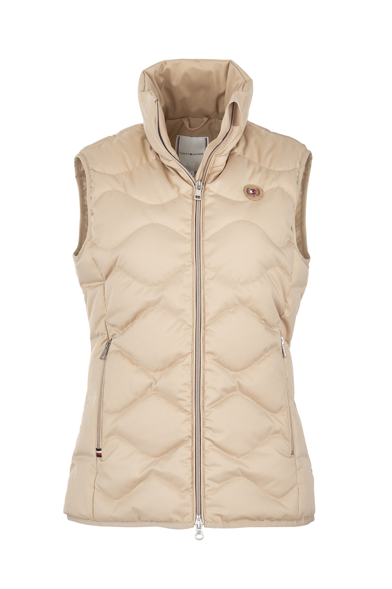 Tommy Hilfiger Equestrian Mid-Weight Re-Down Chaleco Mujer Ropa Mujer