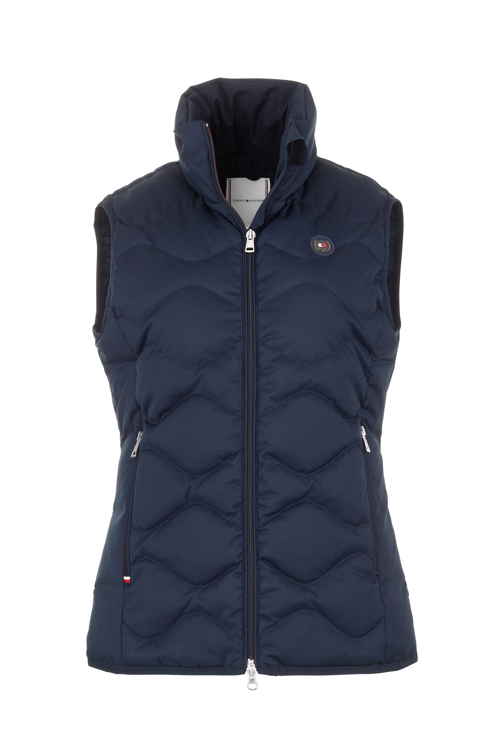 Tommy Hilfiger Equestrian Mid-Weight Re-Down Chaleco Mujer Ropa Mujer