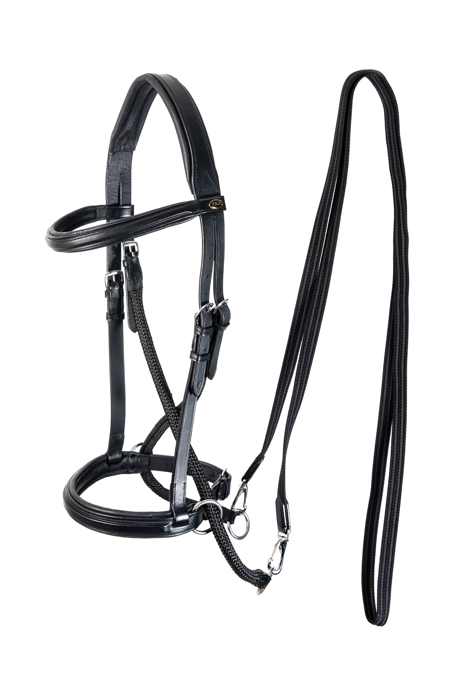 F.R.A. Freedom Riding Articles Dietsji cabezada sin bocado con riendas (sistema 5) Cabezadas de montar & Riendas