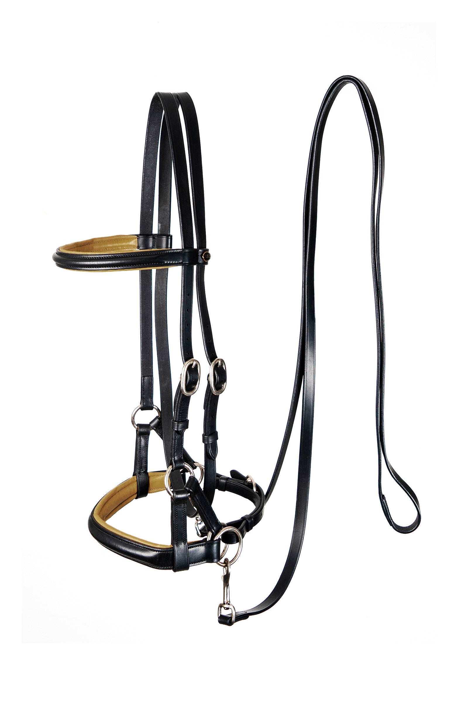 F.R.A. Freedom Riding Articles Pardoes de Luxe Sidepull con riendas (Sistema 3) Cabezadas de montar & Riendas