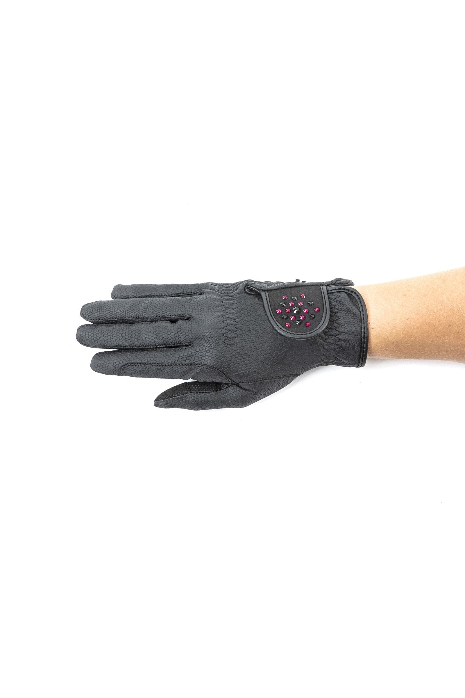 RSL Guantes de equitación Ascona con piedras brillantes Guantes
