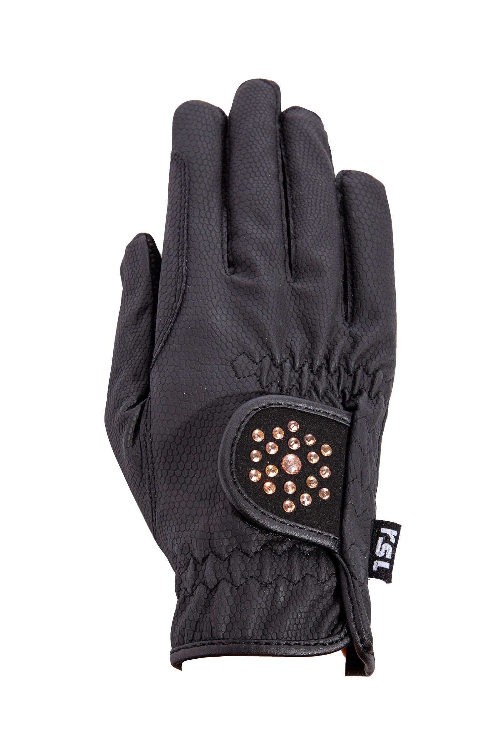 RSL Guantes de equitación Ascona con piedras brillantes Guantes