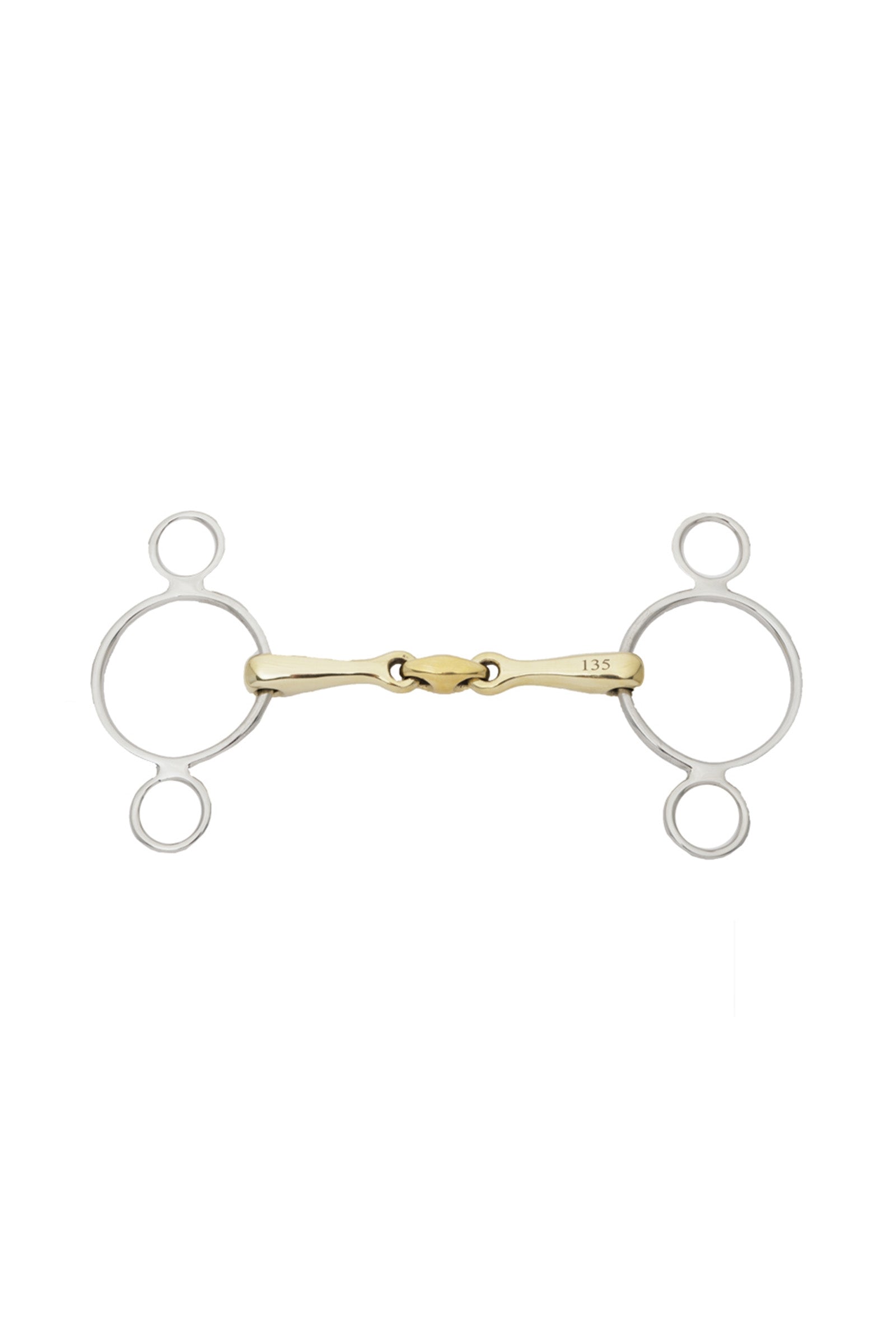 Kavalkade Kavalbit Bit de 3 anillos de doble articulación Filetes y Bocados