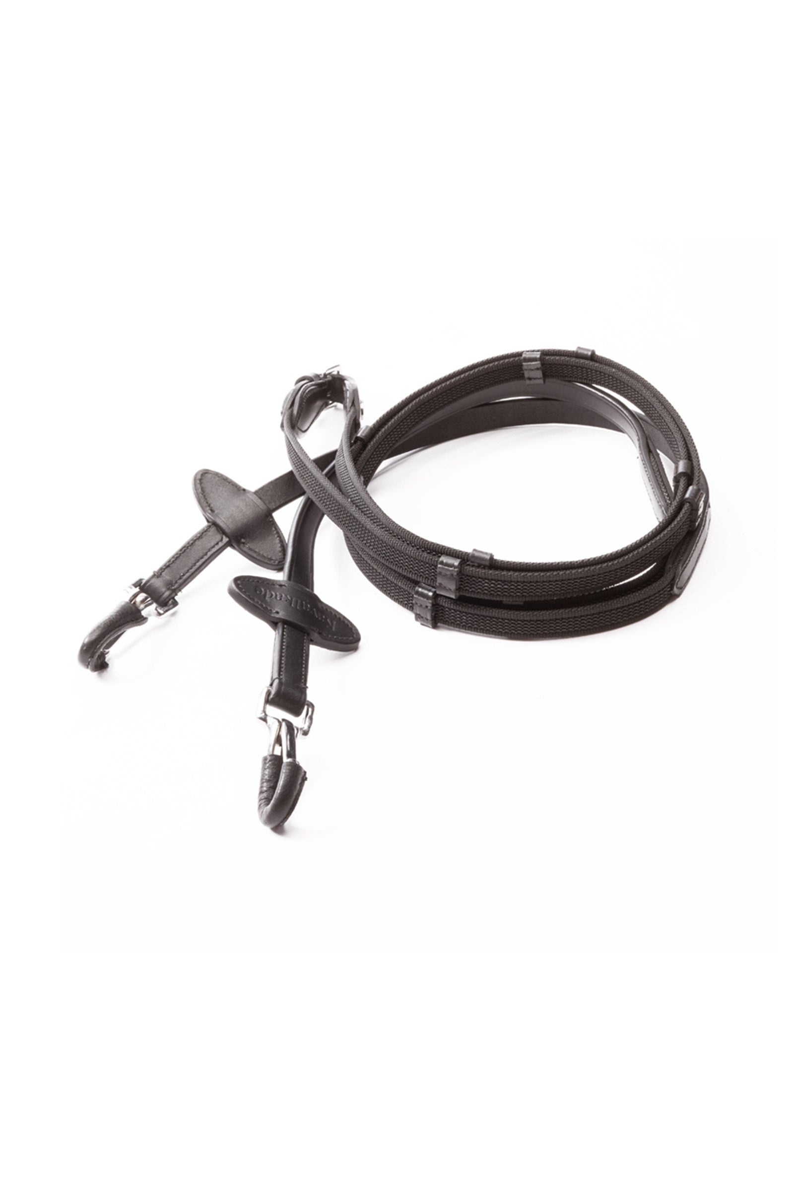 Kavalkade Silent Rubberised Reins with Snap Bridles & Reins