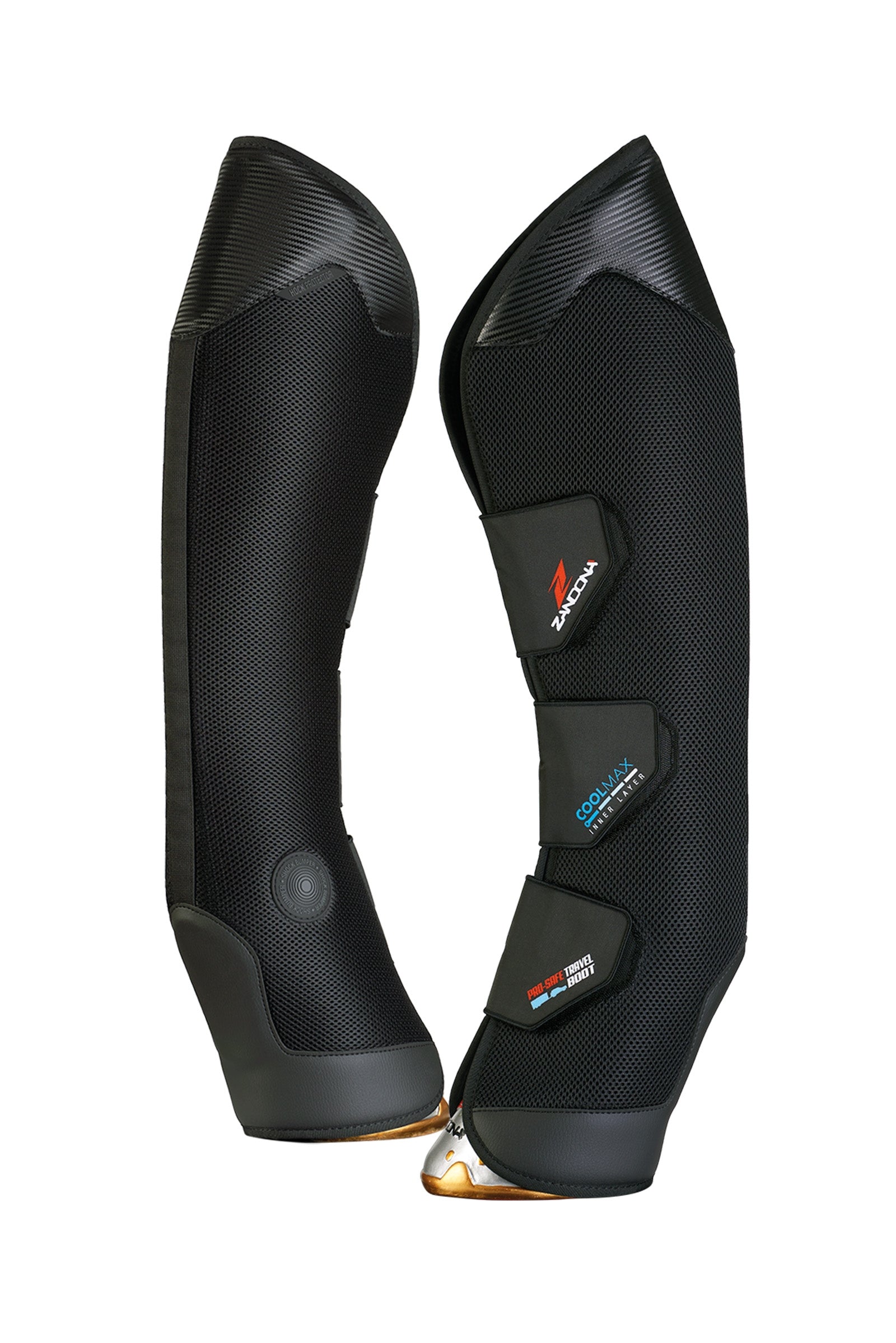 Zandona Pro Safe Travel Boots Rear Leg Protection & Hoof Protection for Horses
