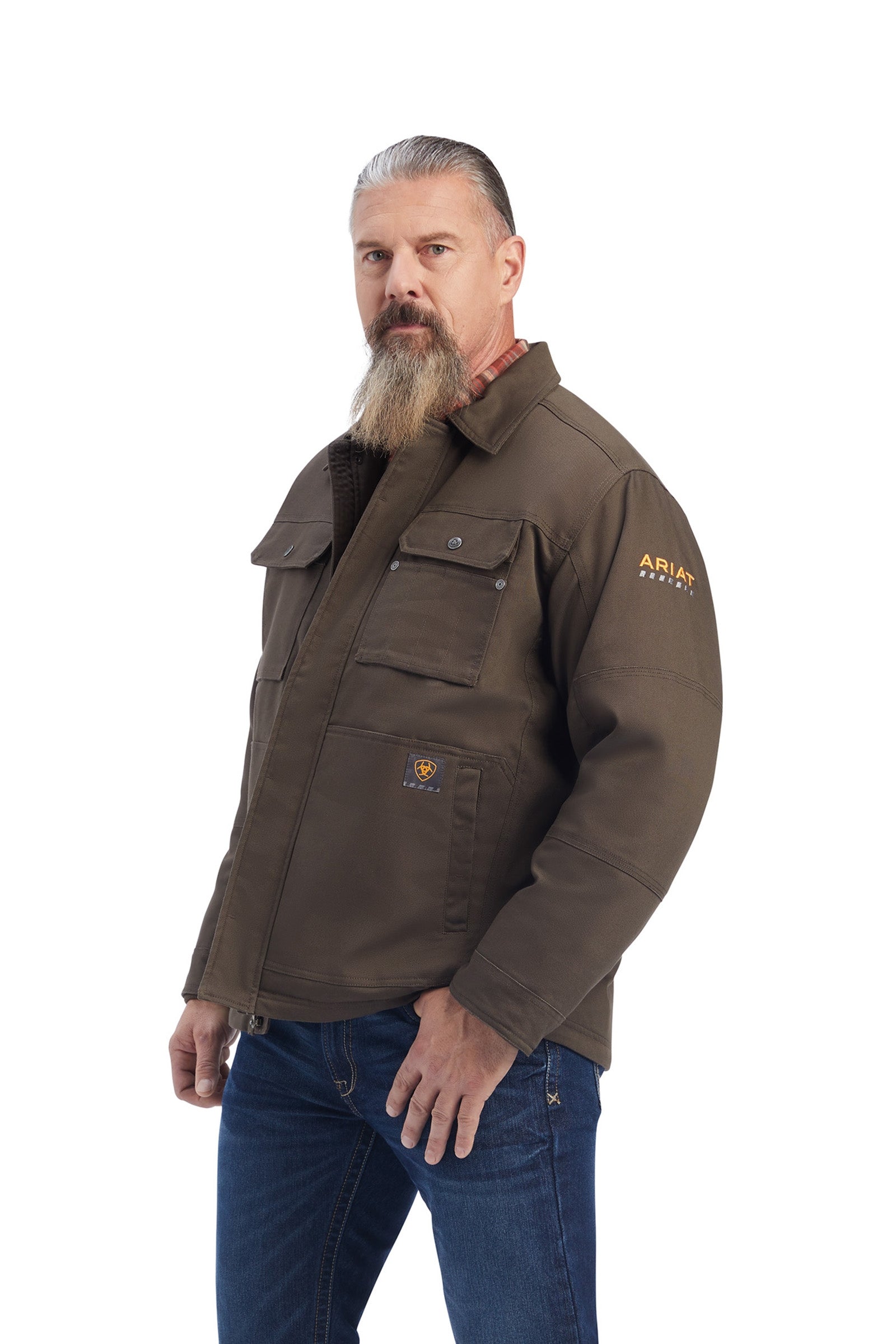Ariat Abrigo DuraCanvas Revestimiento Sherpa para Hombre Rebar Ropa Hombres