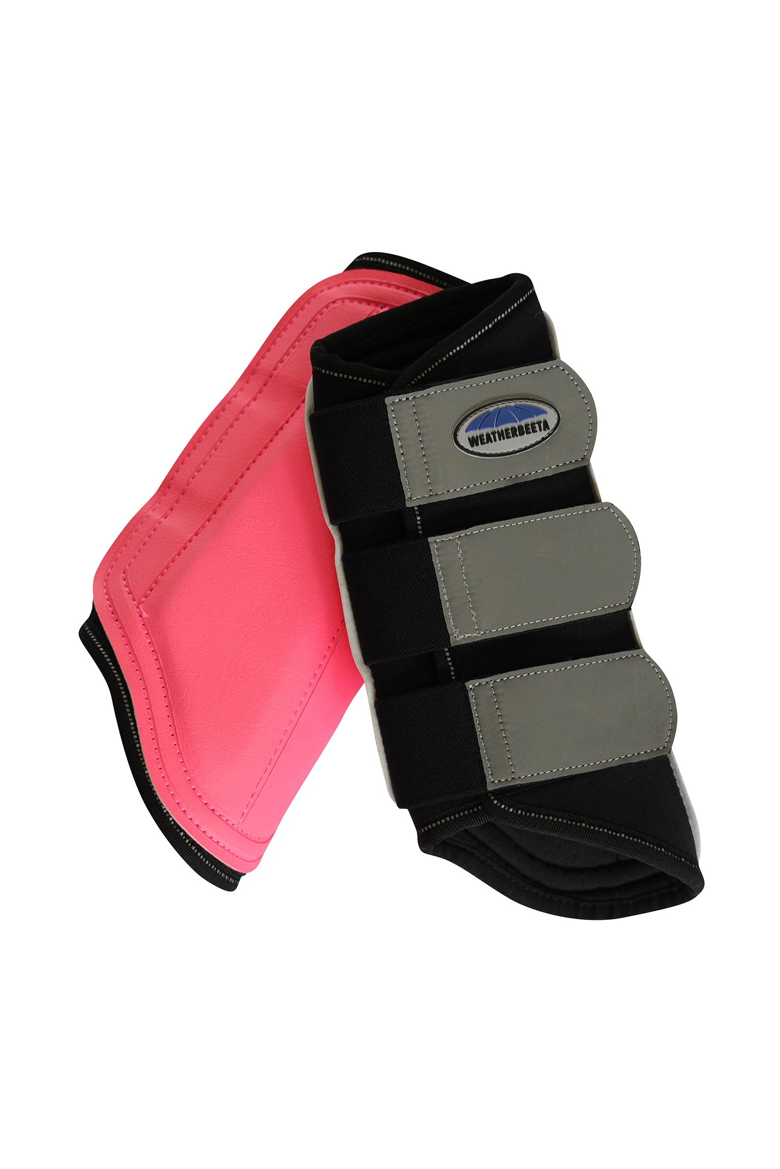 Weatherbeeta Botas de cepillado reflectantes Single Lock Leg Protection & Hoof Protection for Horses