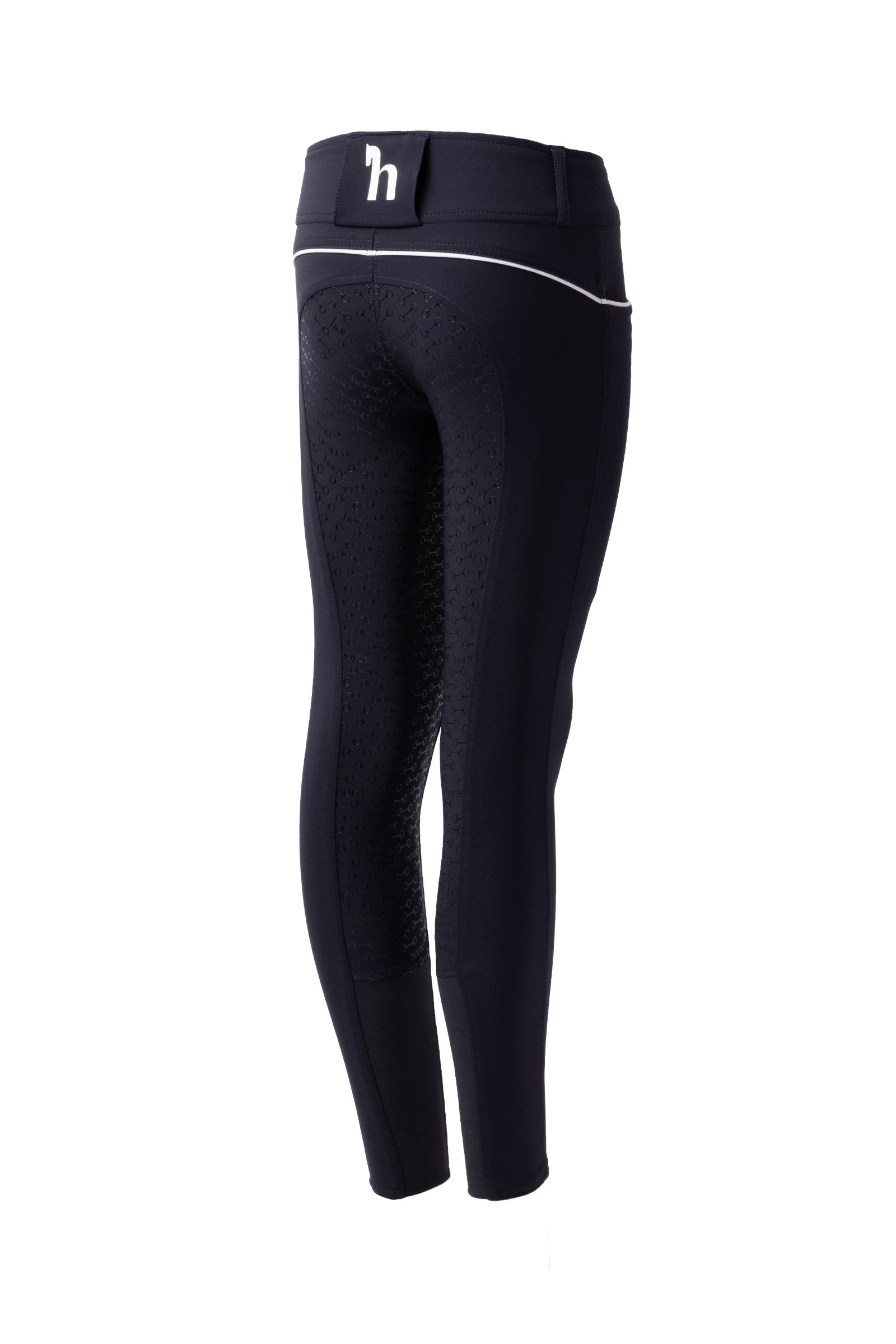 Horze Aubrey Kid's High Waist Breeches with Silicone Full Seat Kids Apparel
