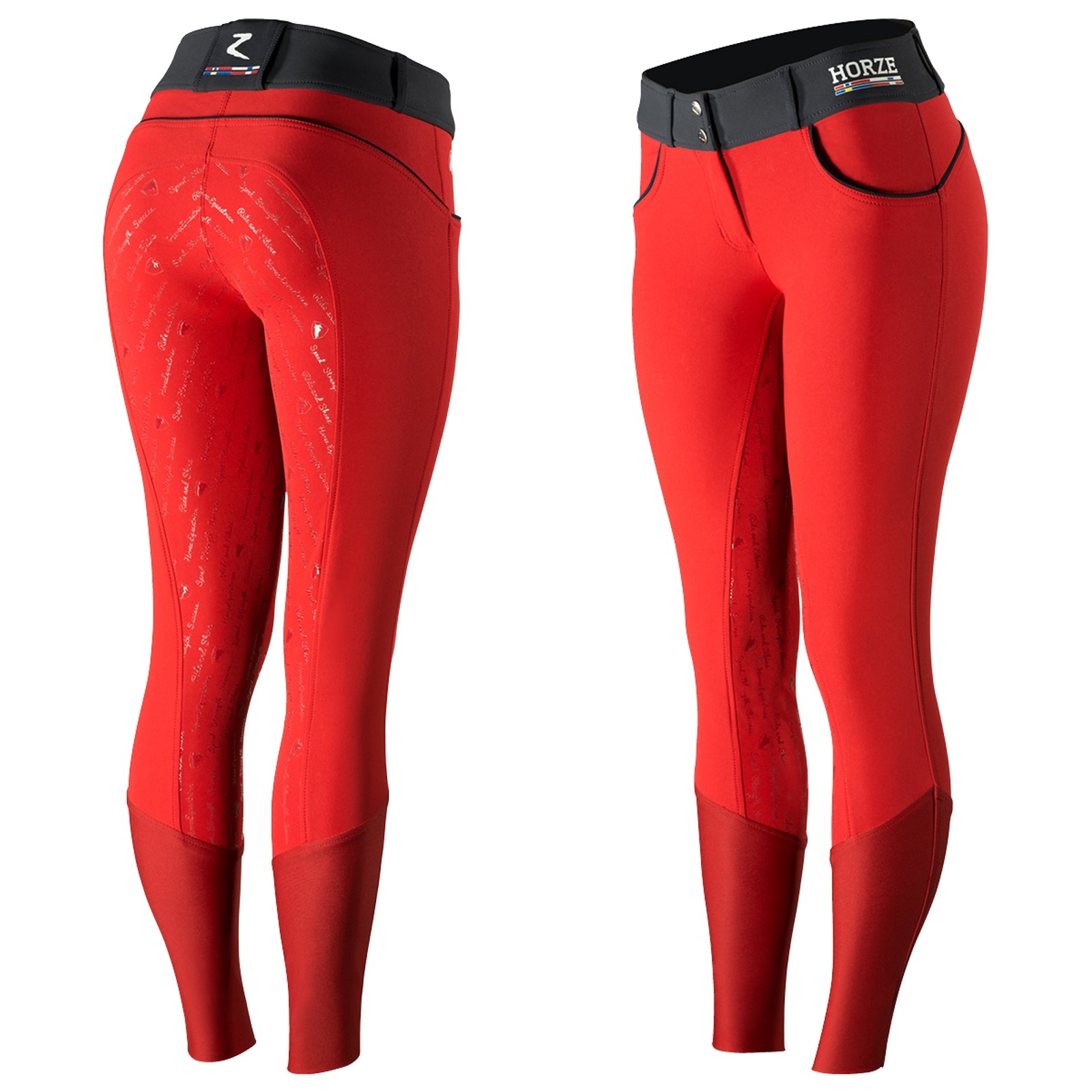 Horze Nordic Performance pantalones de montar para mujer con asiento completo de silicona, UPF 50+ Womens Breeches
