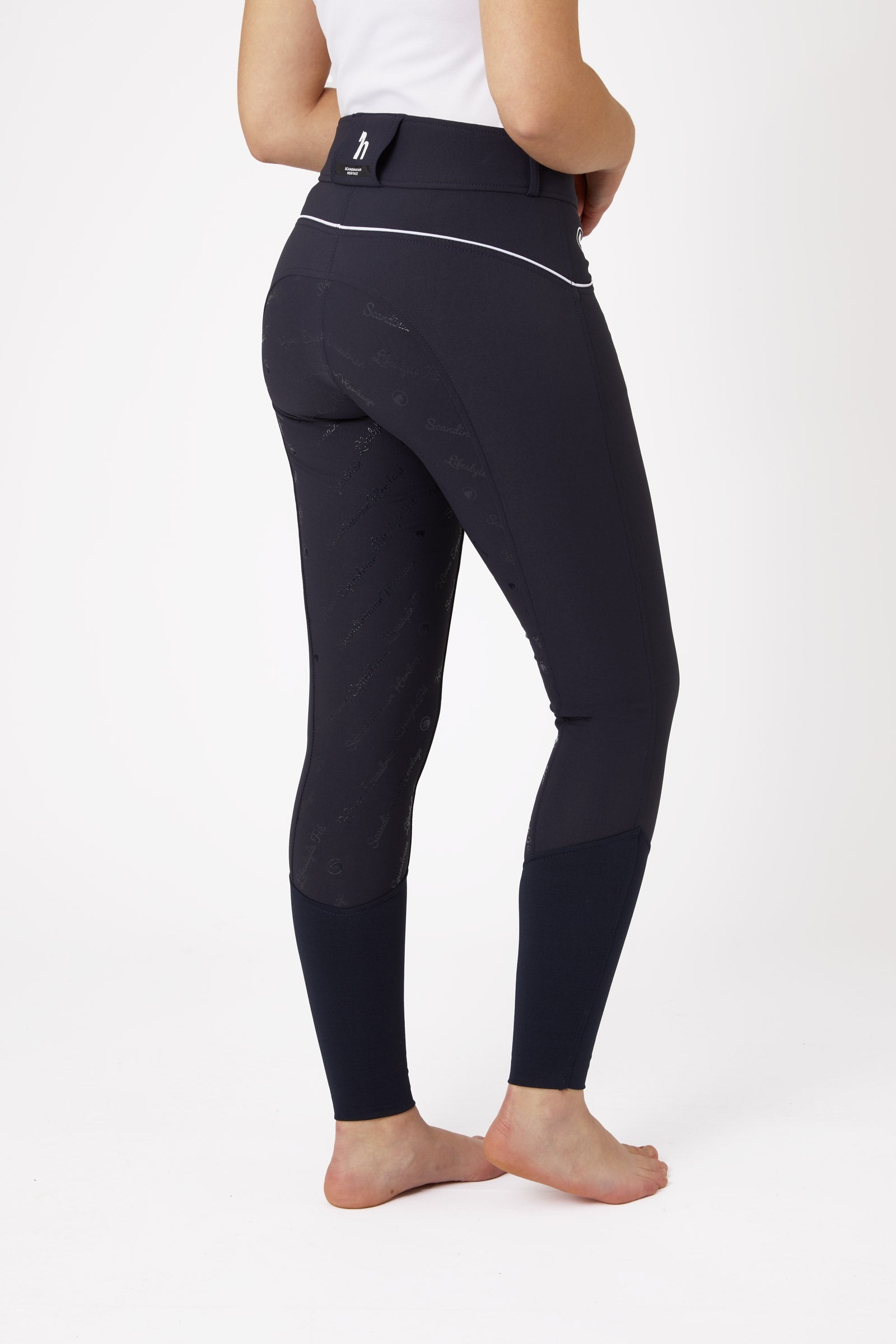 Horze Nordic Performance pantalones de montar para mujer con asiento completo de silicona, UPF 50+ Womens Breeches