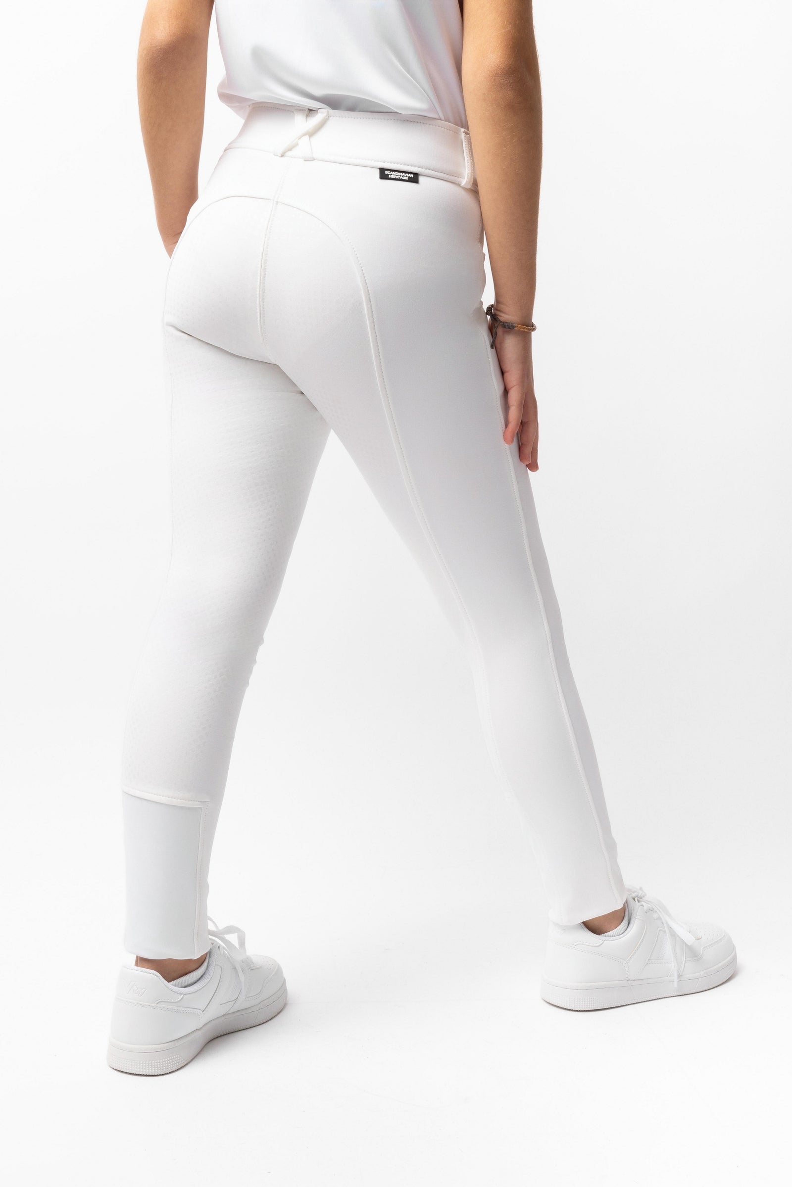 Horze Grand Prix Kids Silicone FS Breeches Kids Apparel