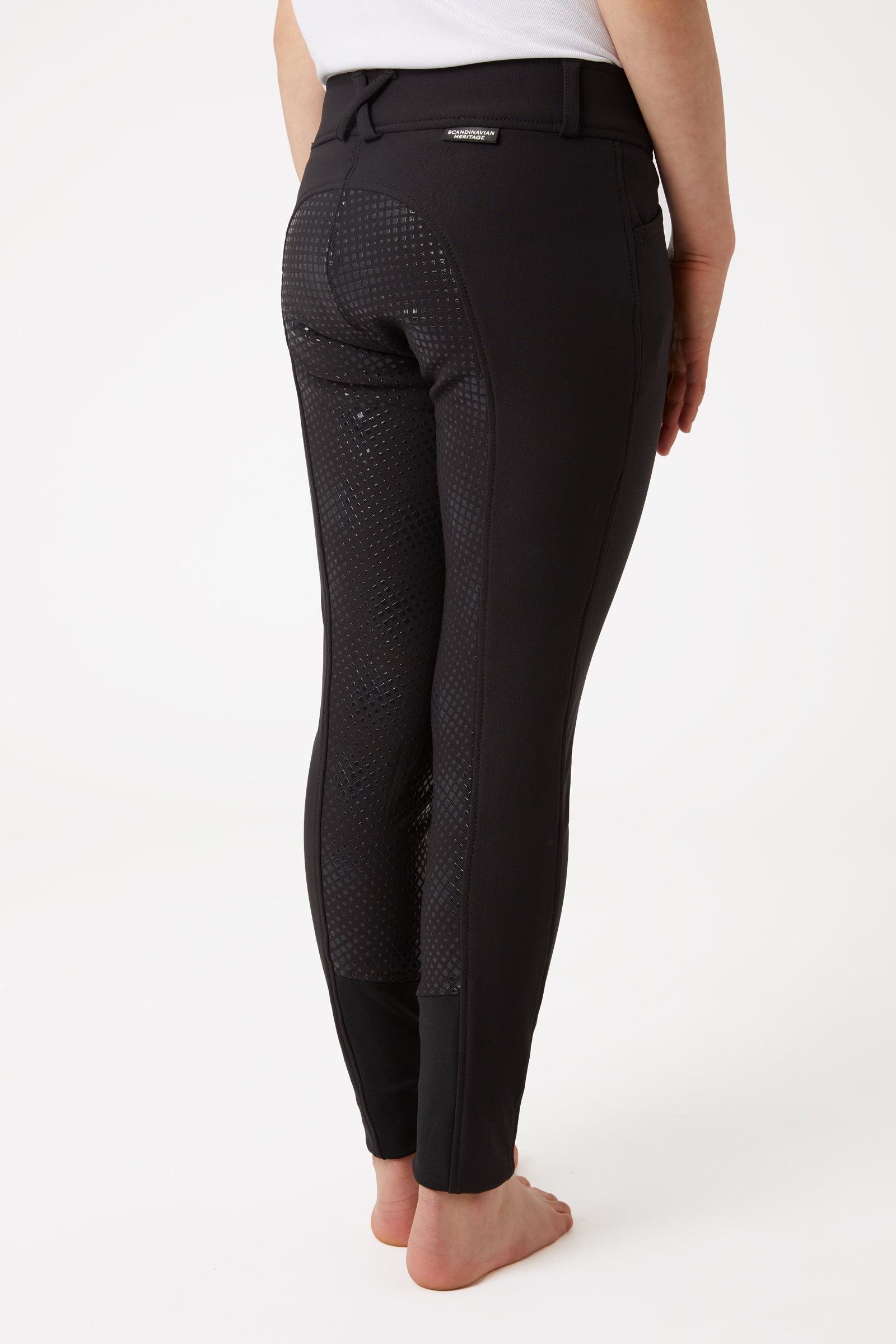 Horze Grand Prix pantalones de equitación para niños con asiento completo de silicona Ropa Niños