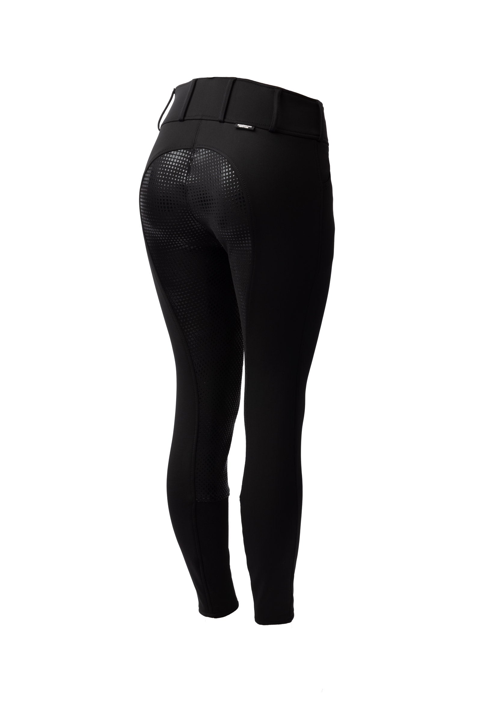 Horze Pantalones de Montar Térmicos Softshell con AsientoCompleto de Silicona para Mujer Grand Prix Womens Breeches