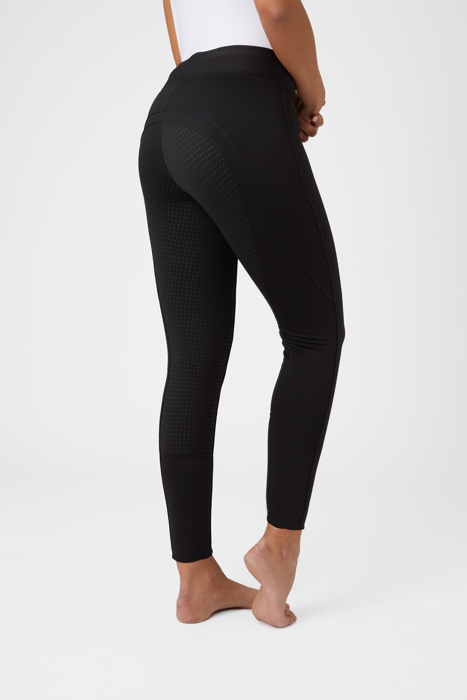 Horze Mallas de Equitación de Invierno con AsientoCompleto de Silicona Activa para Mujer Horze Womens Breeches