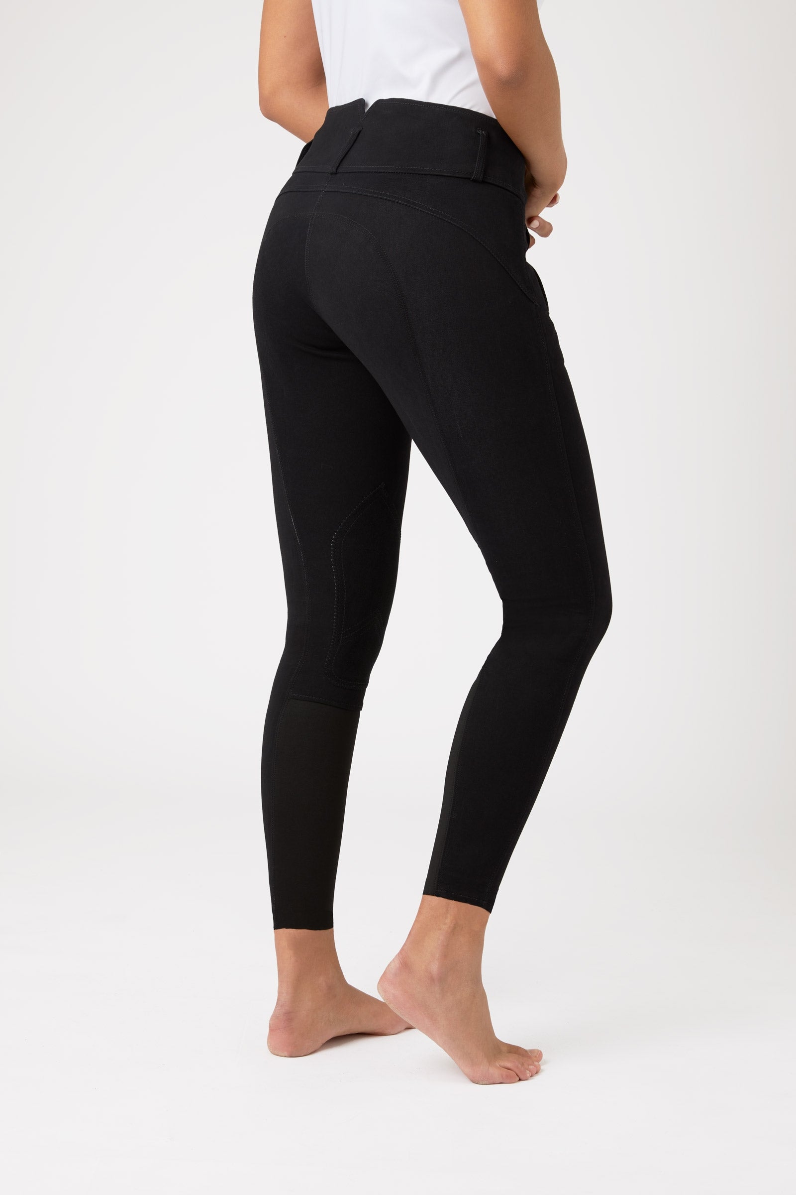 Horze Pantalones de Montar con Refuerzo en la Rodilla de Cuero para Mujer Daniela Womens Breeches
