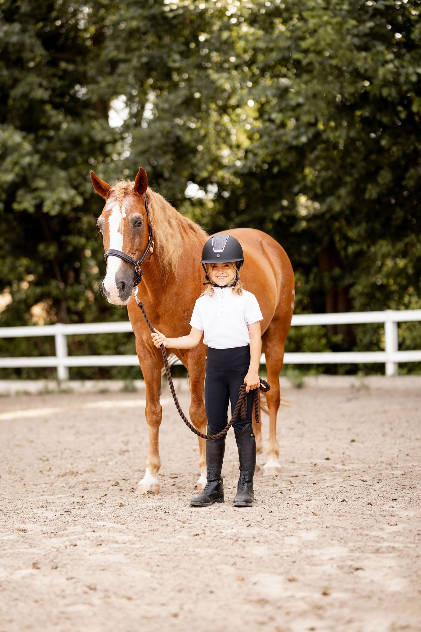 Horze Gillian Kids´ Full Seat Compression Tights Kids Apparel