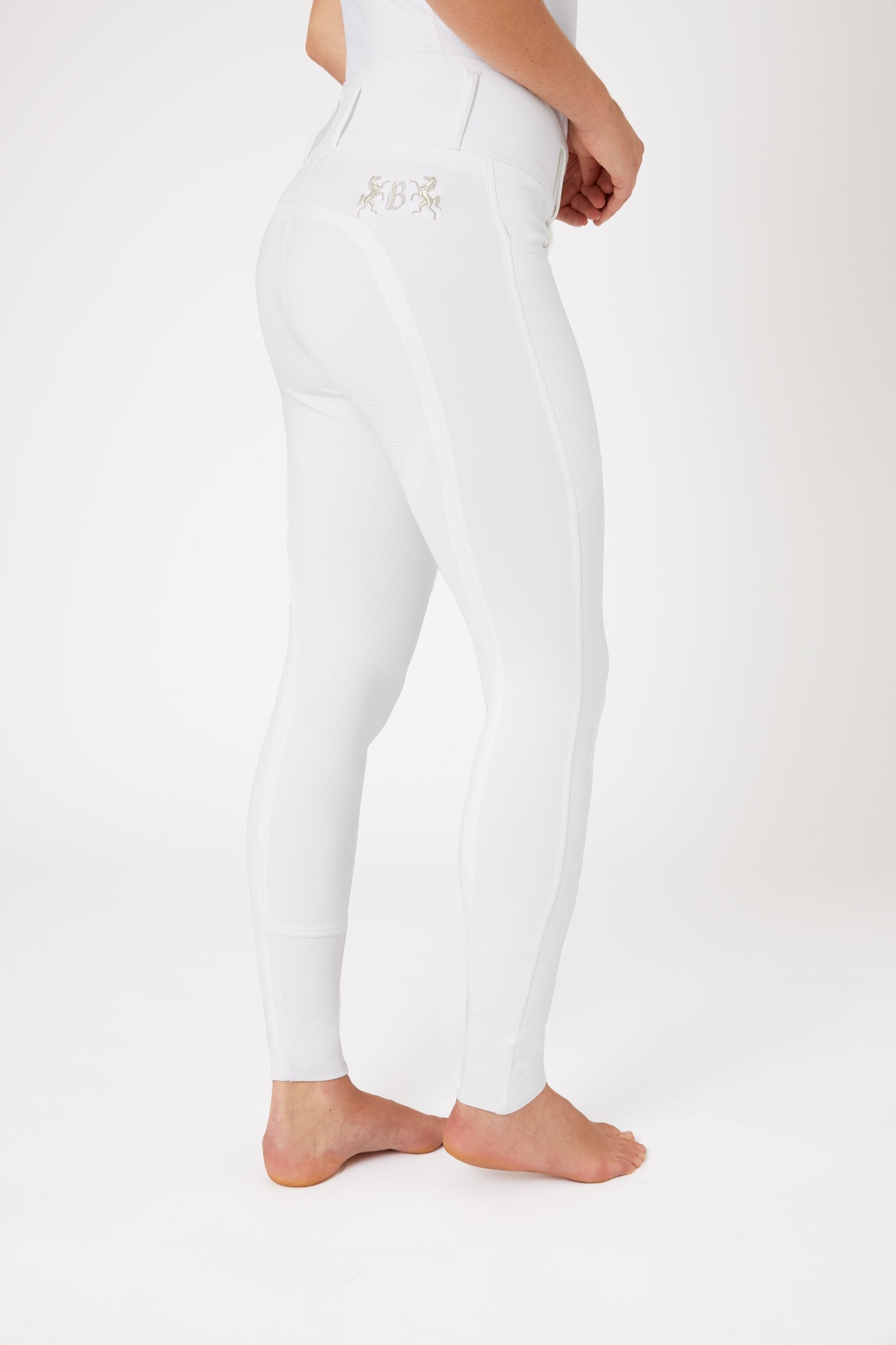 B Vertigo Meghan pantalones de equitación para mujer de talle alto con asiento completo Womens Breeches