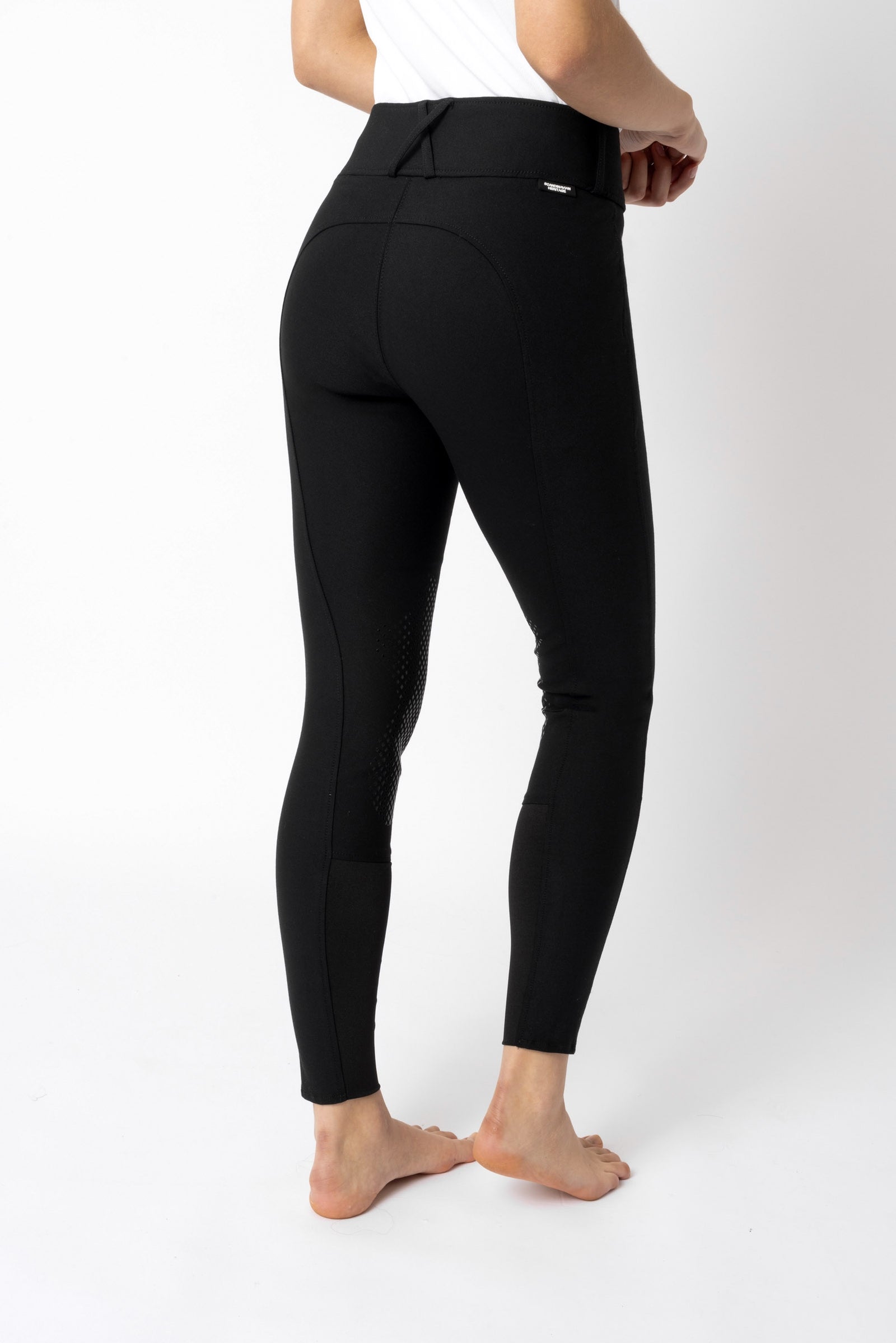 Horze Pantalones de Montar con Refuerzo de Rodilla para Mujer Grand Prix II Womens Breeches