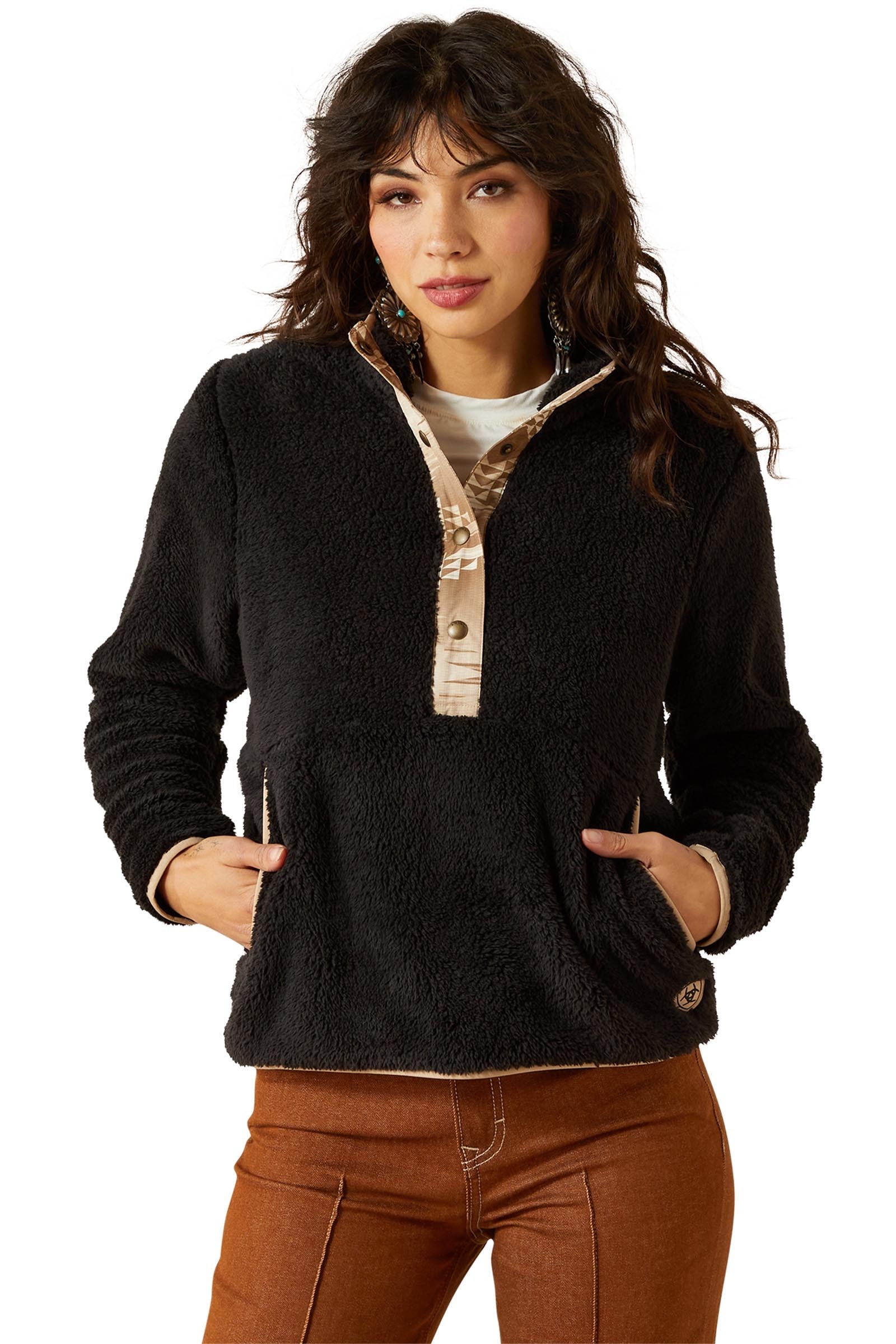 Ariat Berber Snap jersey para mujer con media tapeta Ropa Mujer