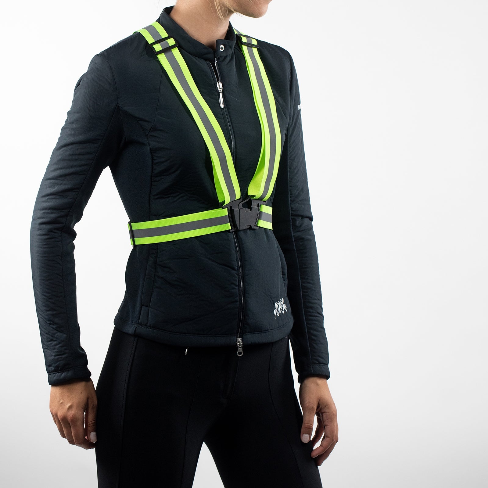Horze Adjustable Reflective Stripe Riding Vest Reflective