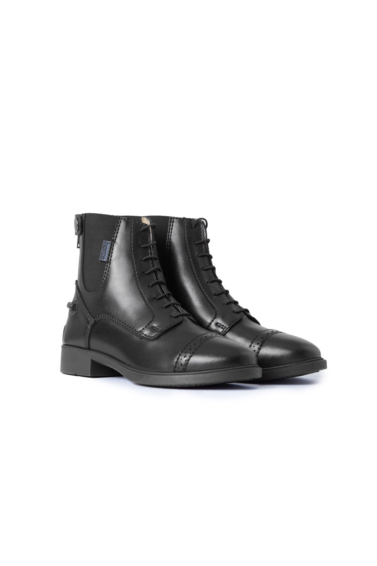 Horze Botines de Cuero PU para Niños Kilkenny Calzado