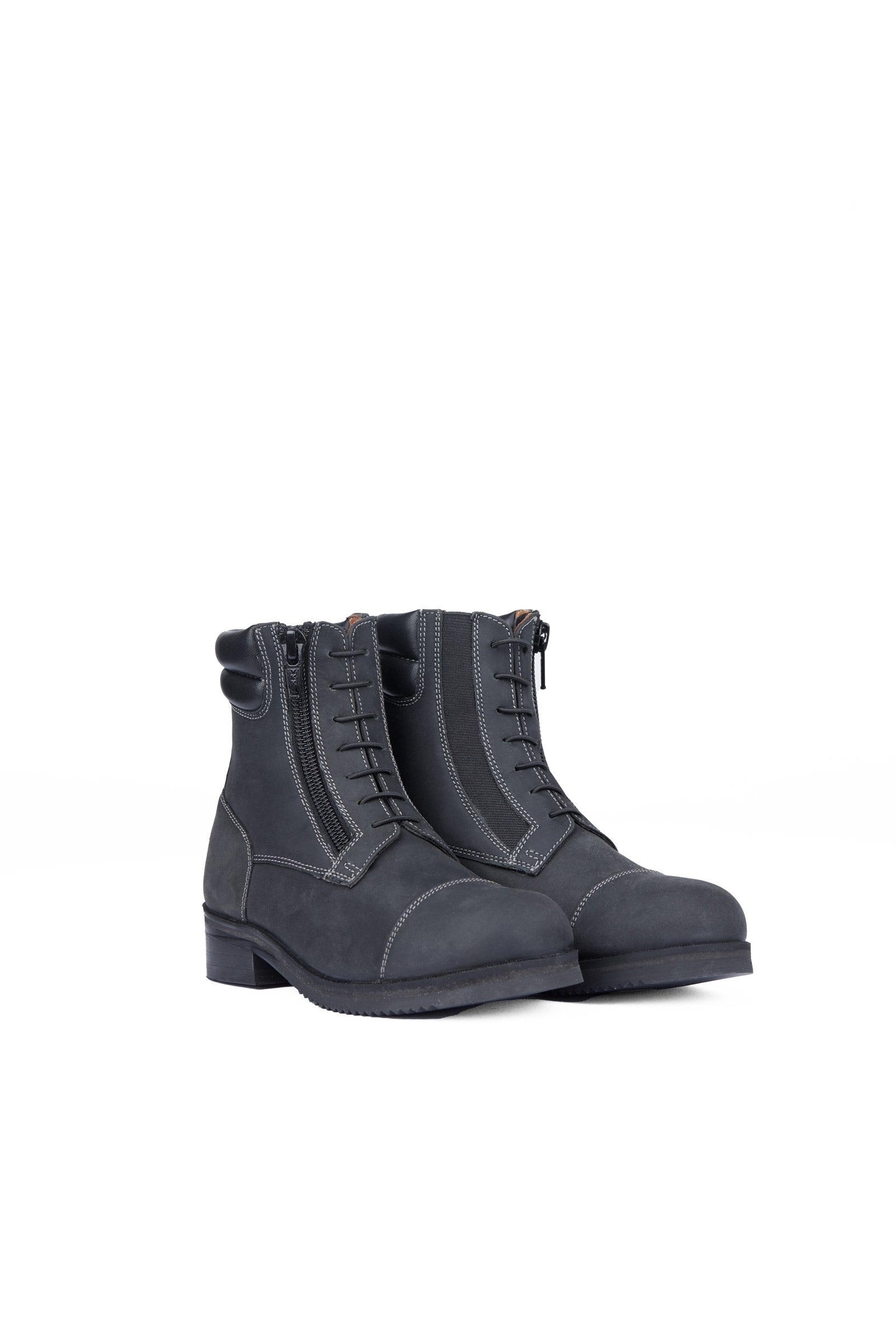 Horze Botines de Equitación de Cuero para Niños Blake Calzado