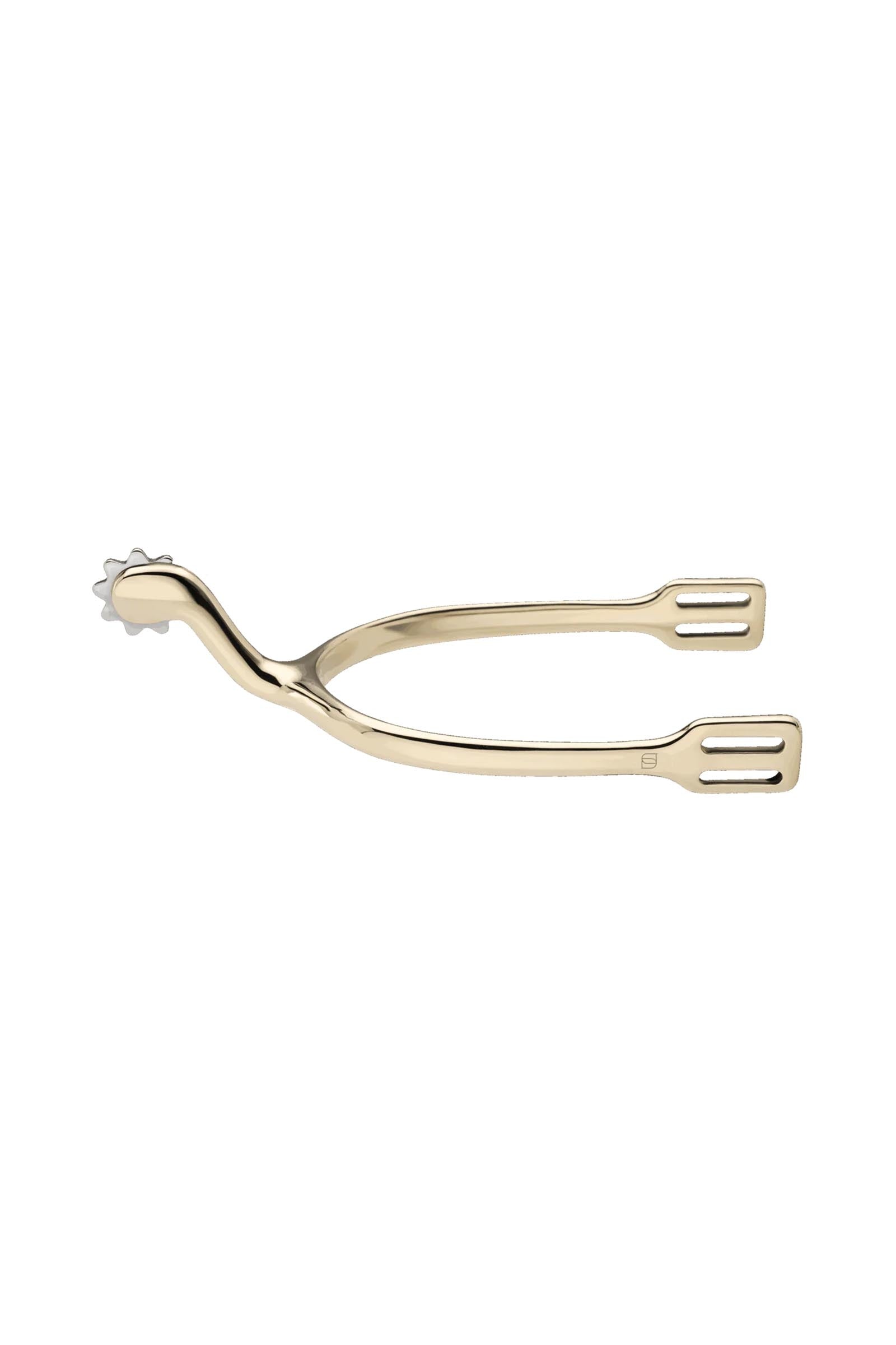 Sprenger espuelas cuello de cisne, acero inoxidable, 45 mm, rueda sol #4 Fustas