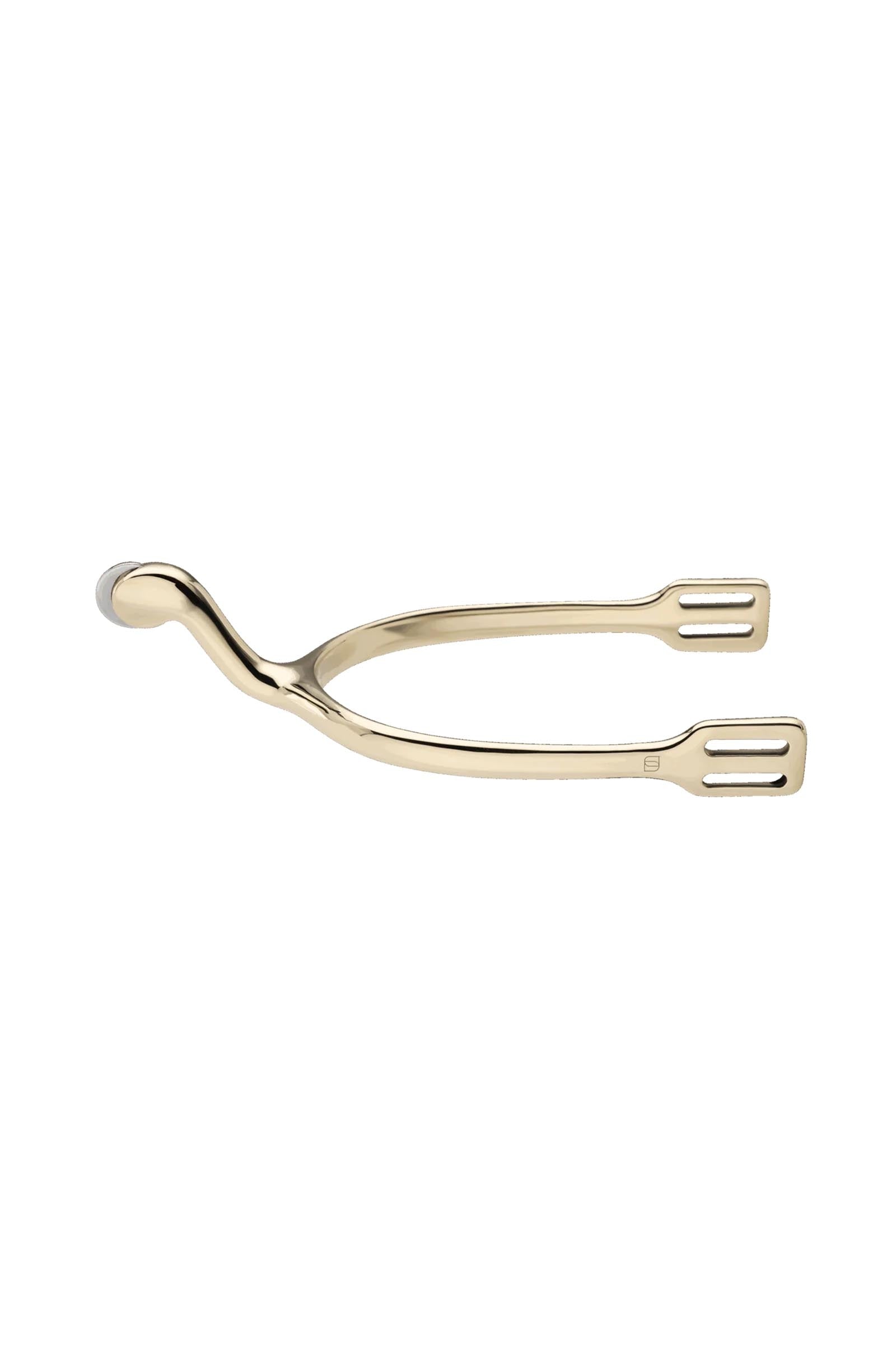 Sprenger espuelas cuello de cisne, acero inoxidable, 45 mm, ruedecilla pequeña #3 Fustas
