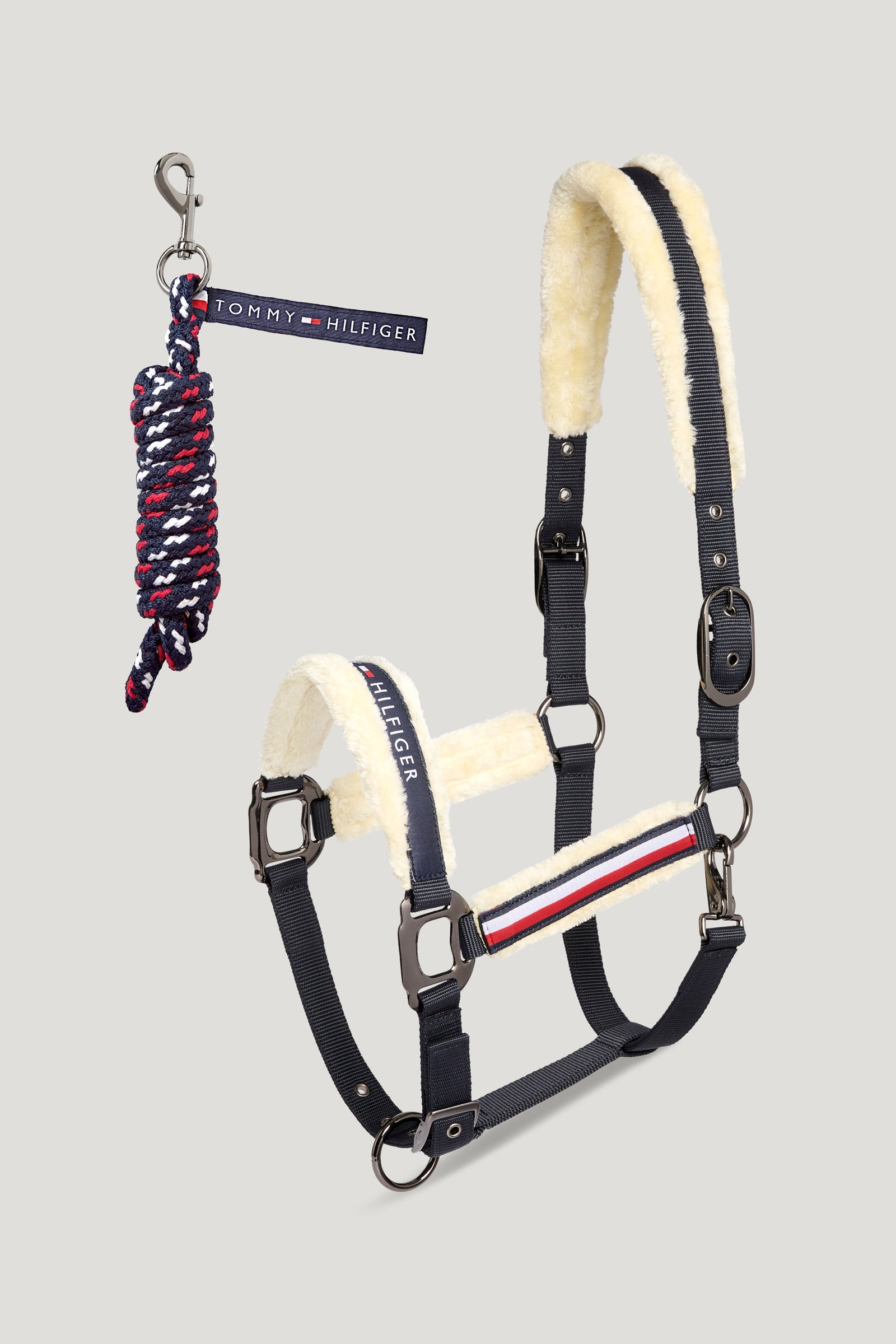 Tommy Hilfiger Equestrian Yale set de cabezada con pelo sintético y ramal Cabezadas de cuadra & Ramales