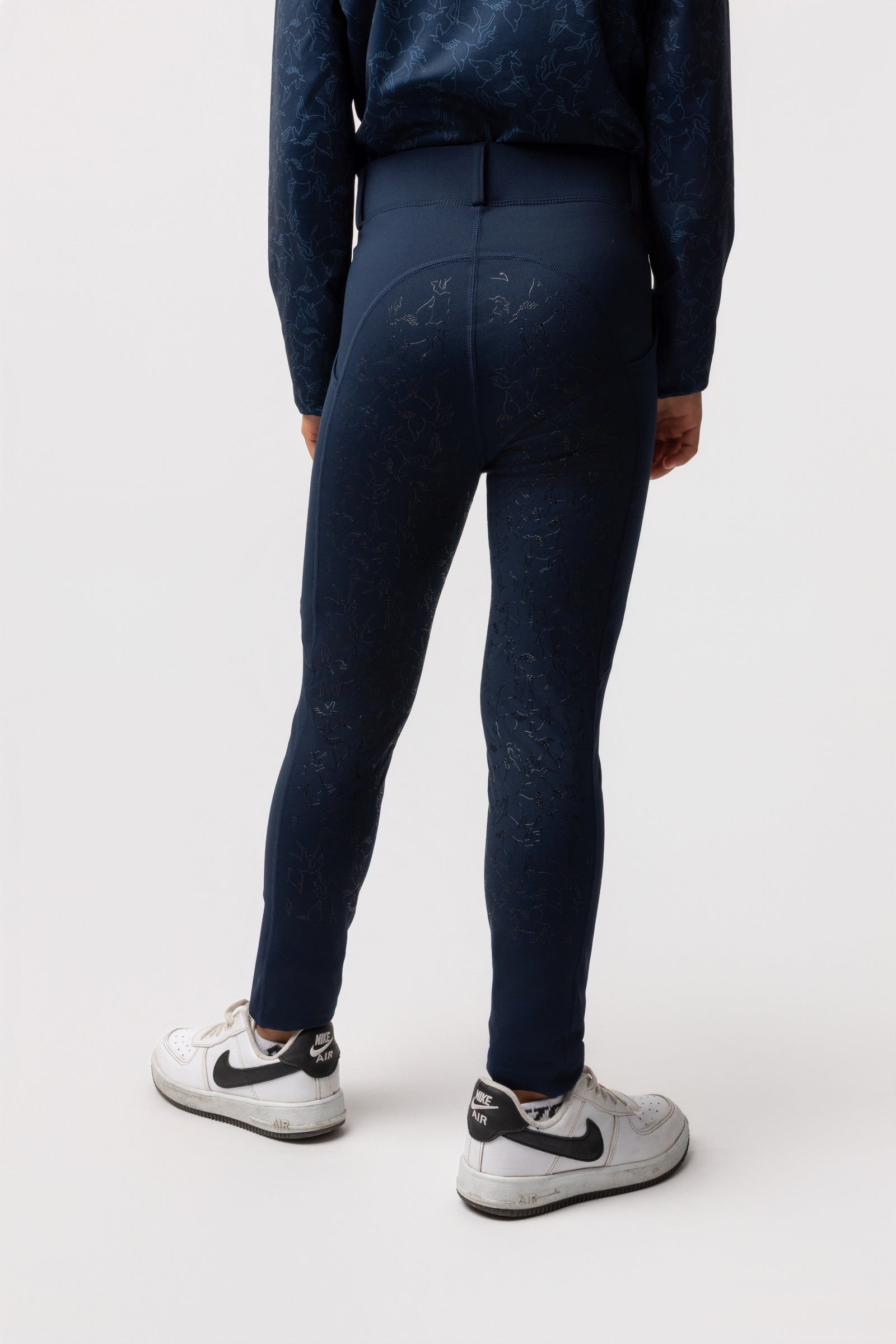 Horze Dea pantalones de montar para niños con asiento completo Ropa Niños