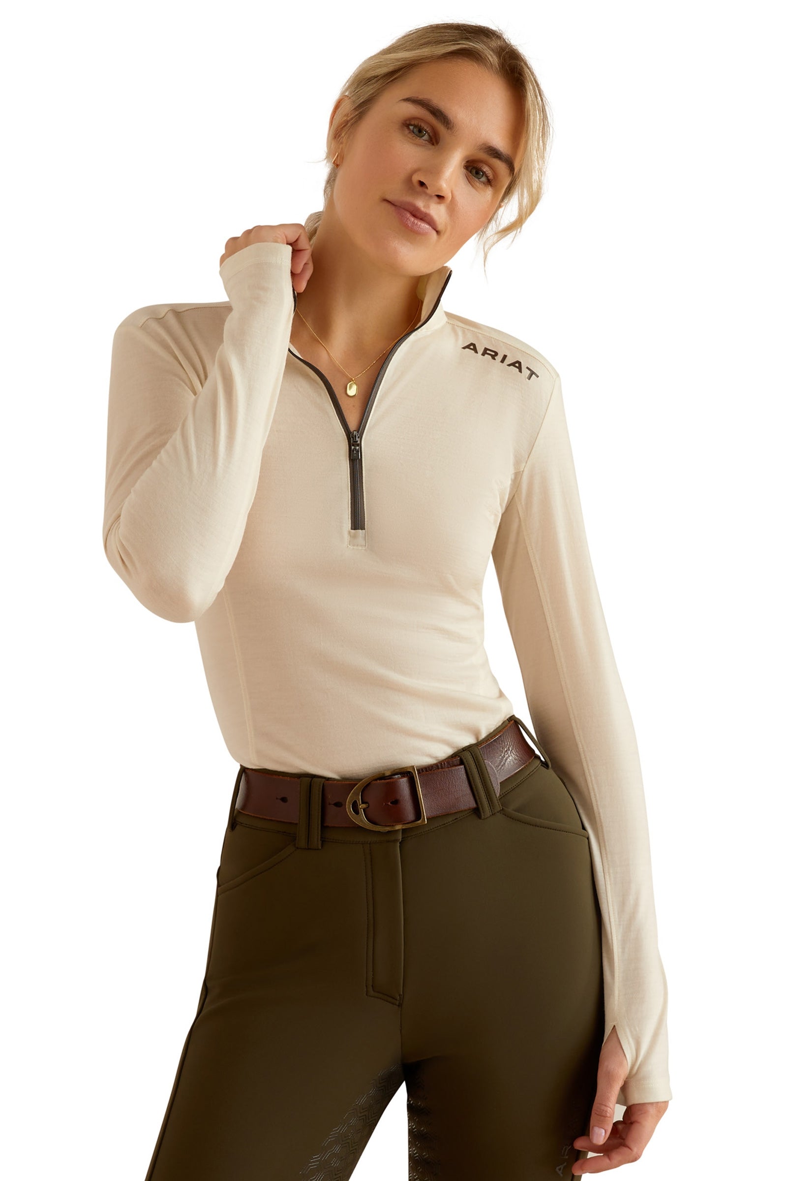 Ariat Cheviot Women´s 1/4 Zip Baselayer Shirt Ropa Mujer