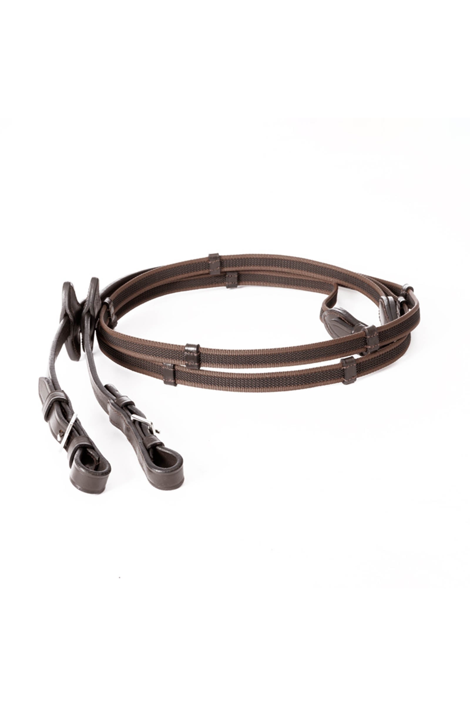 Kavalkade Rubberised reins with ridges, 16mm Bridles & Reins