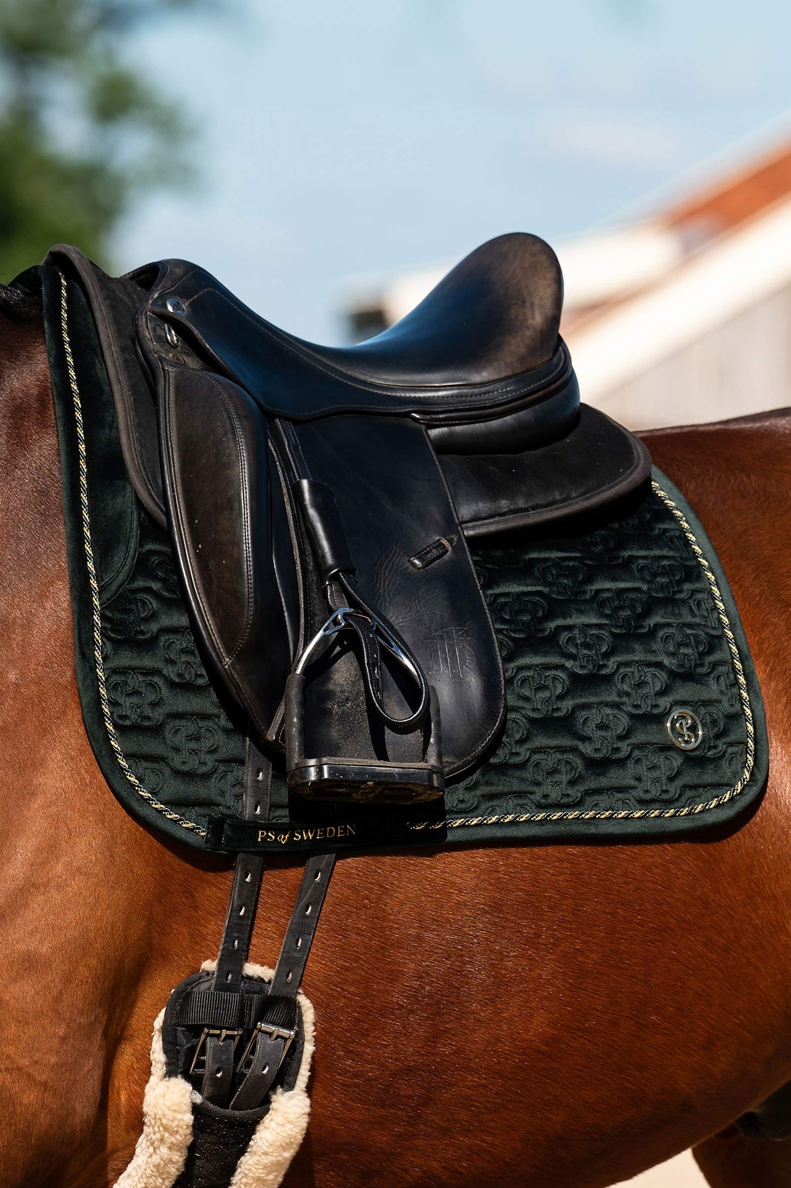 PS of Sweden Saddle Pad Velvet Monogram Dressage Saddle Pads