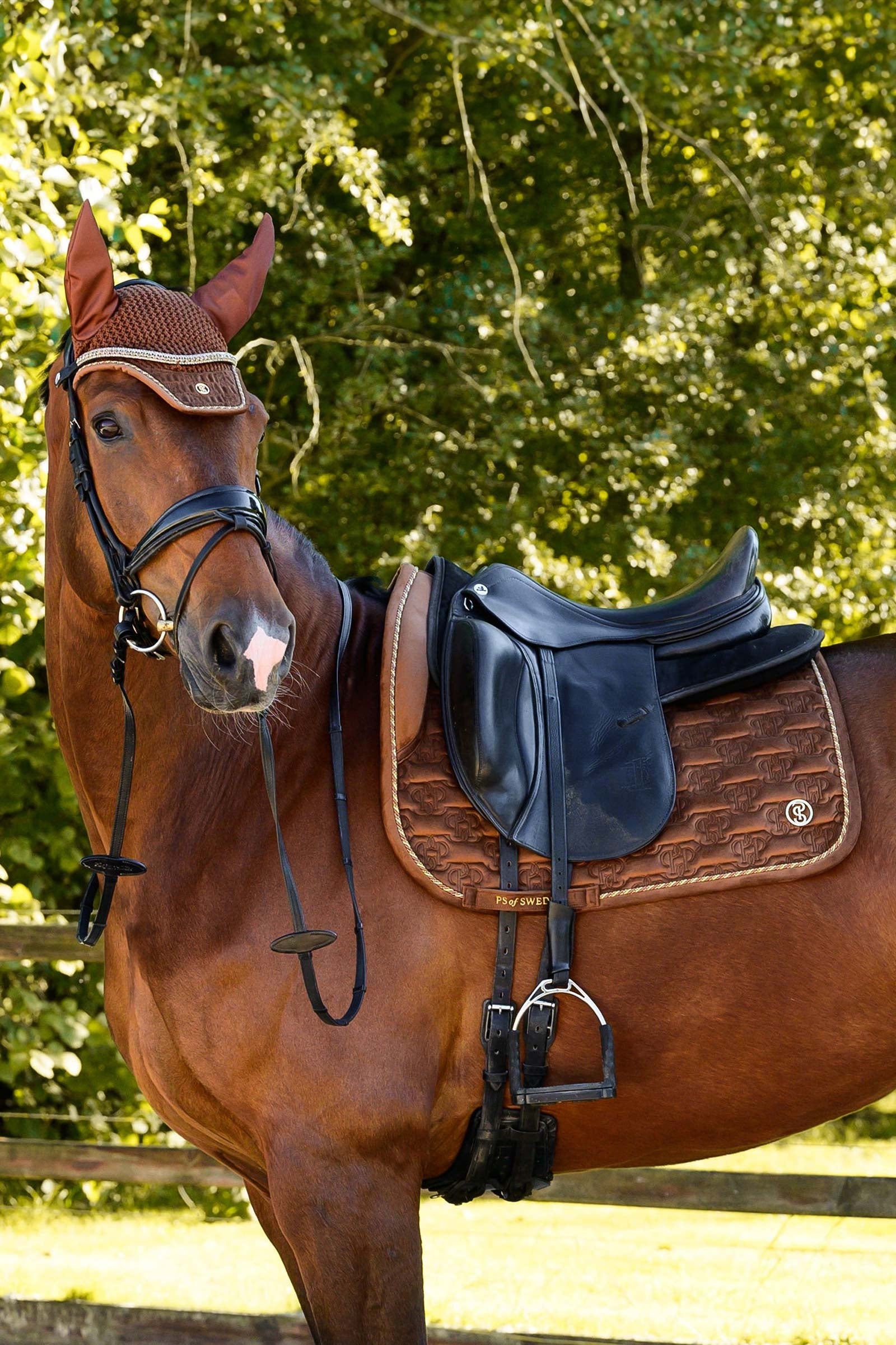 PS of Sweden Saddle Pad Velvet Monogram Dressage Saddle Pads