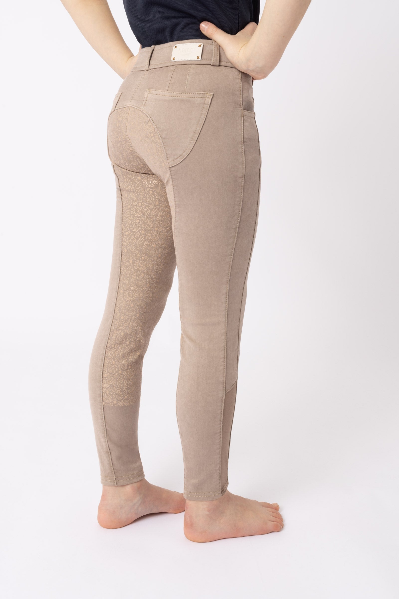 Horze Pantalones de Montar con Agarre Completo para Niños Suki Ropa Niños