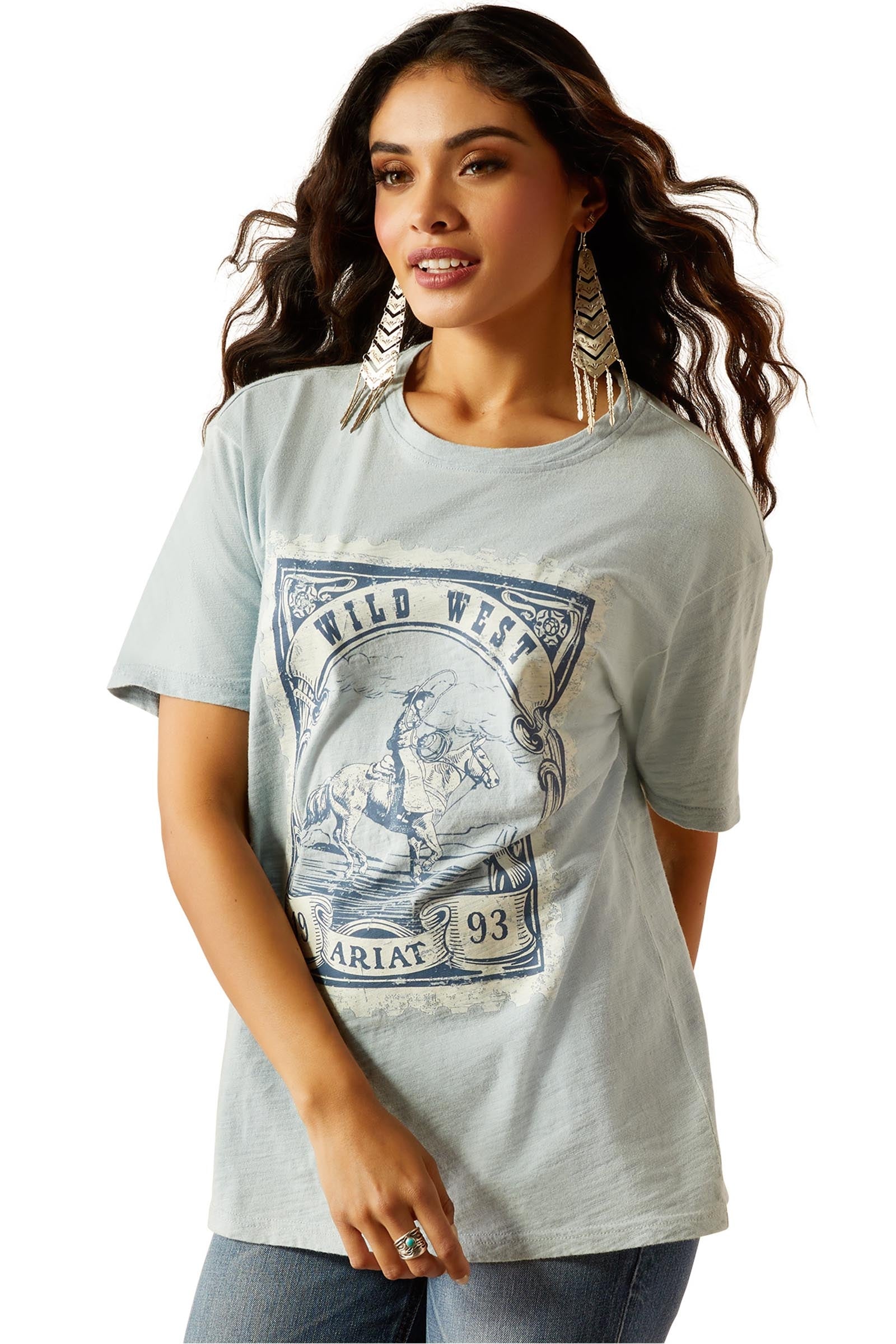 Ariat Wild West Stamp camiseta para mujer Ropa Mujer