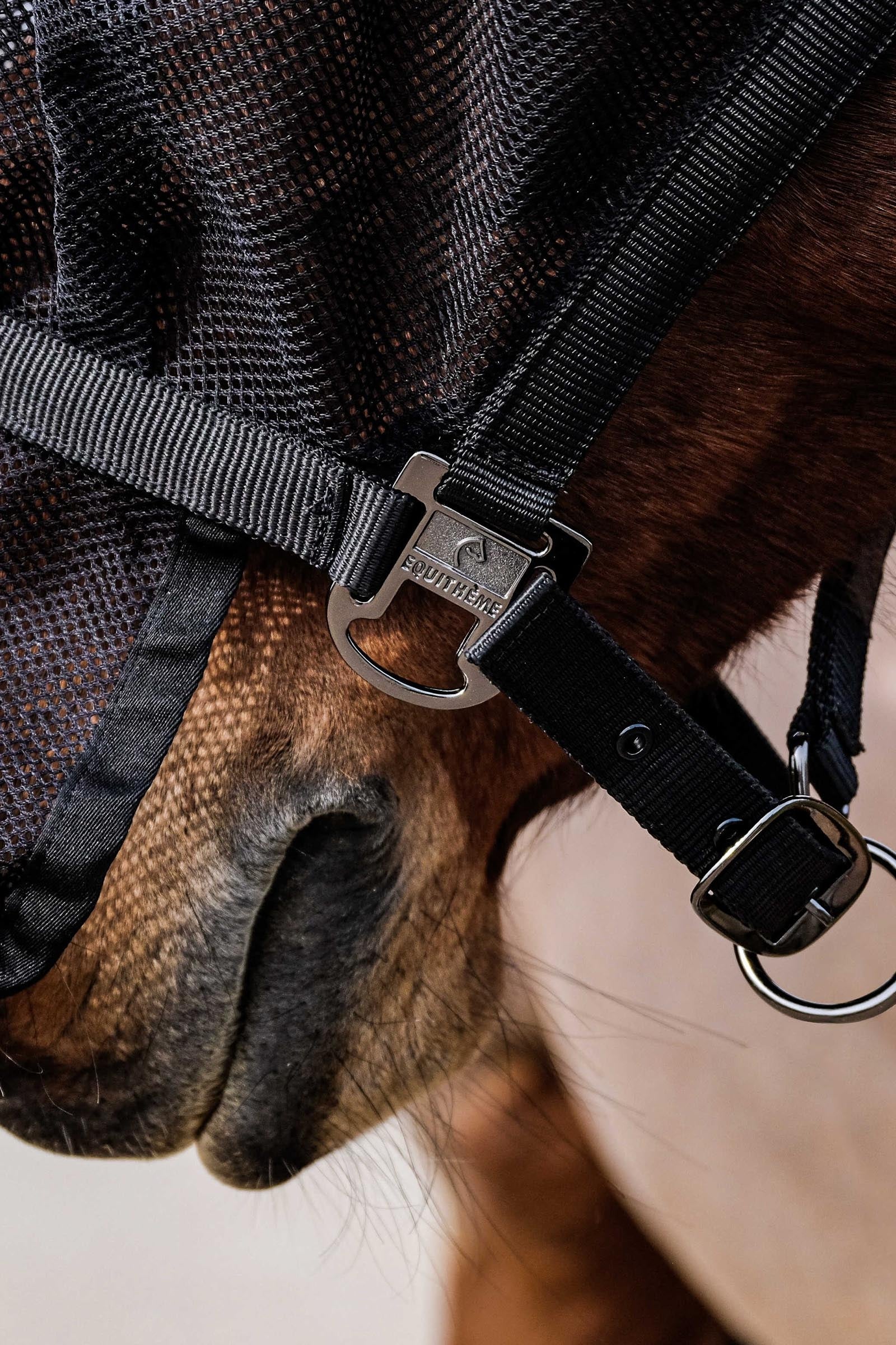 Equi Theme EQUITHÈME Halter + Mask Antifly Protection for Horses