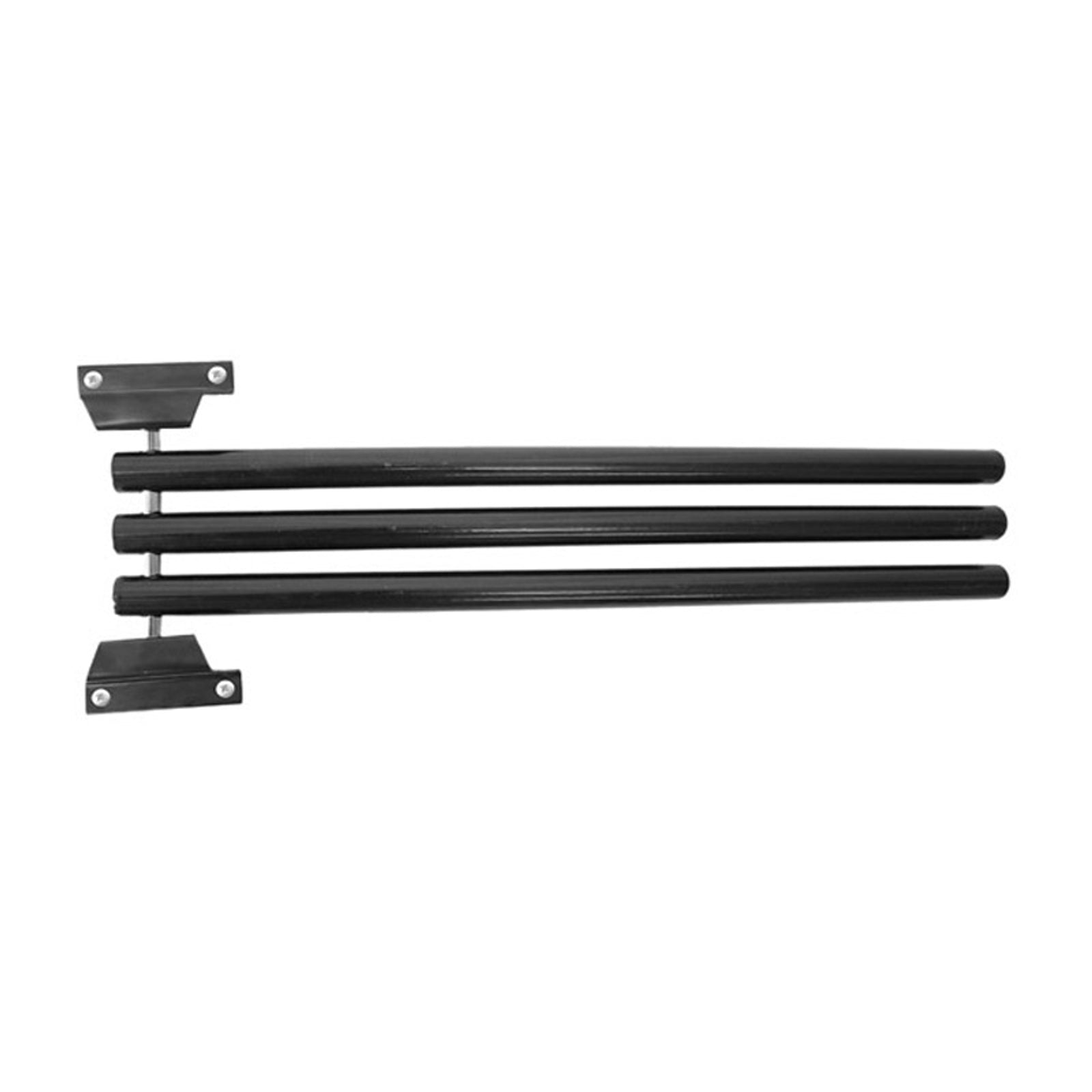 Horze Colgador para Mantas de 3 Piezas Negro Plegable Suministros de Establo