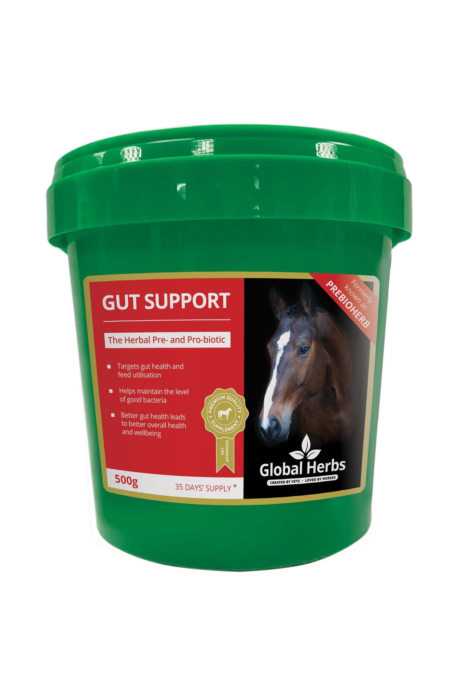 Global Herbs Apoyo intestinal 500g Horse Feed & Nutrition