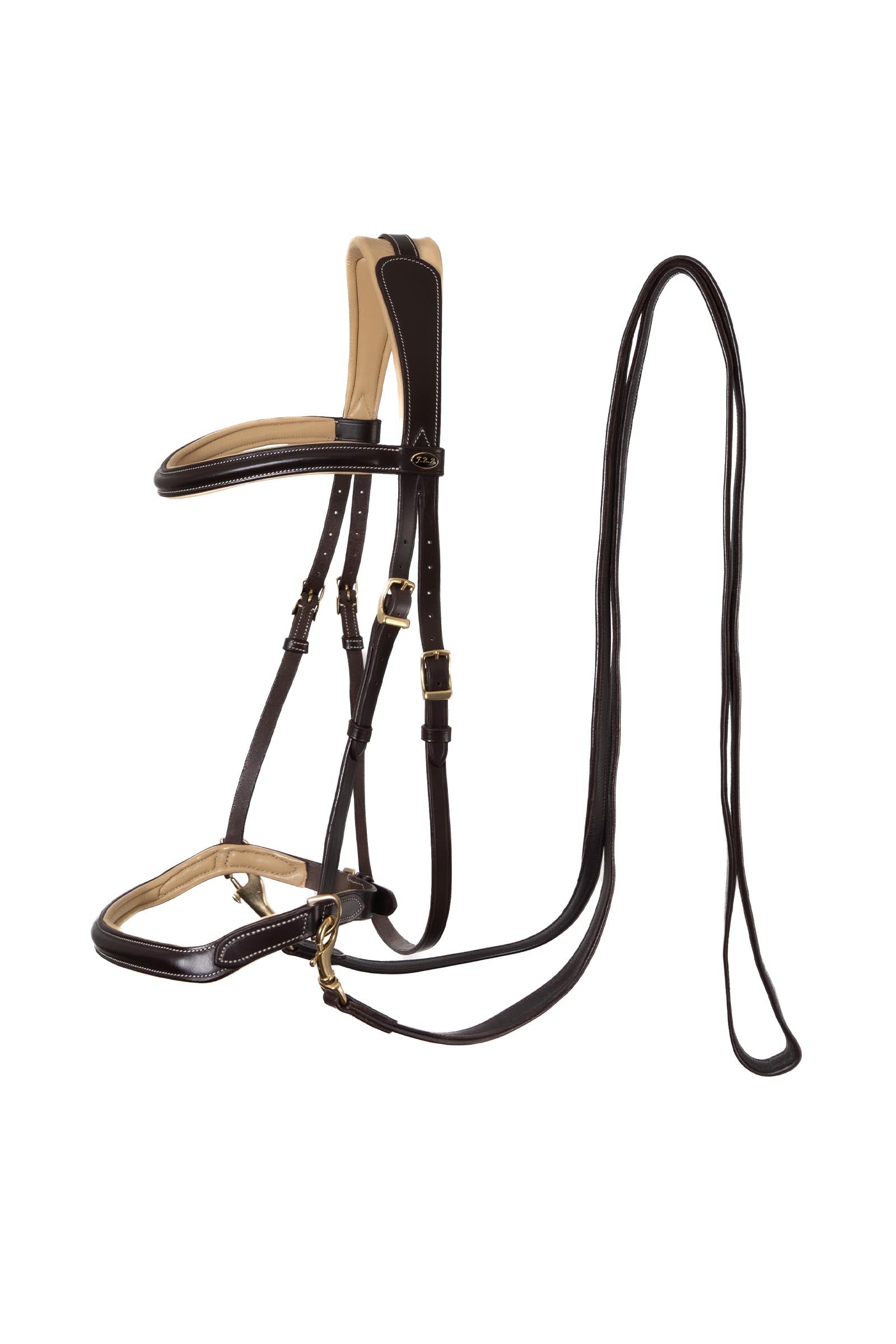 F.R.A. Freedom Riding Articles Sidepull Kiona con riendas (Sistema 3) Cabezadas de montar & Riendas