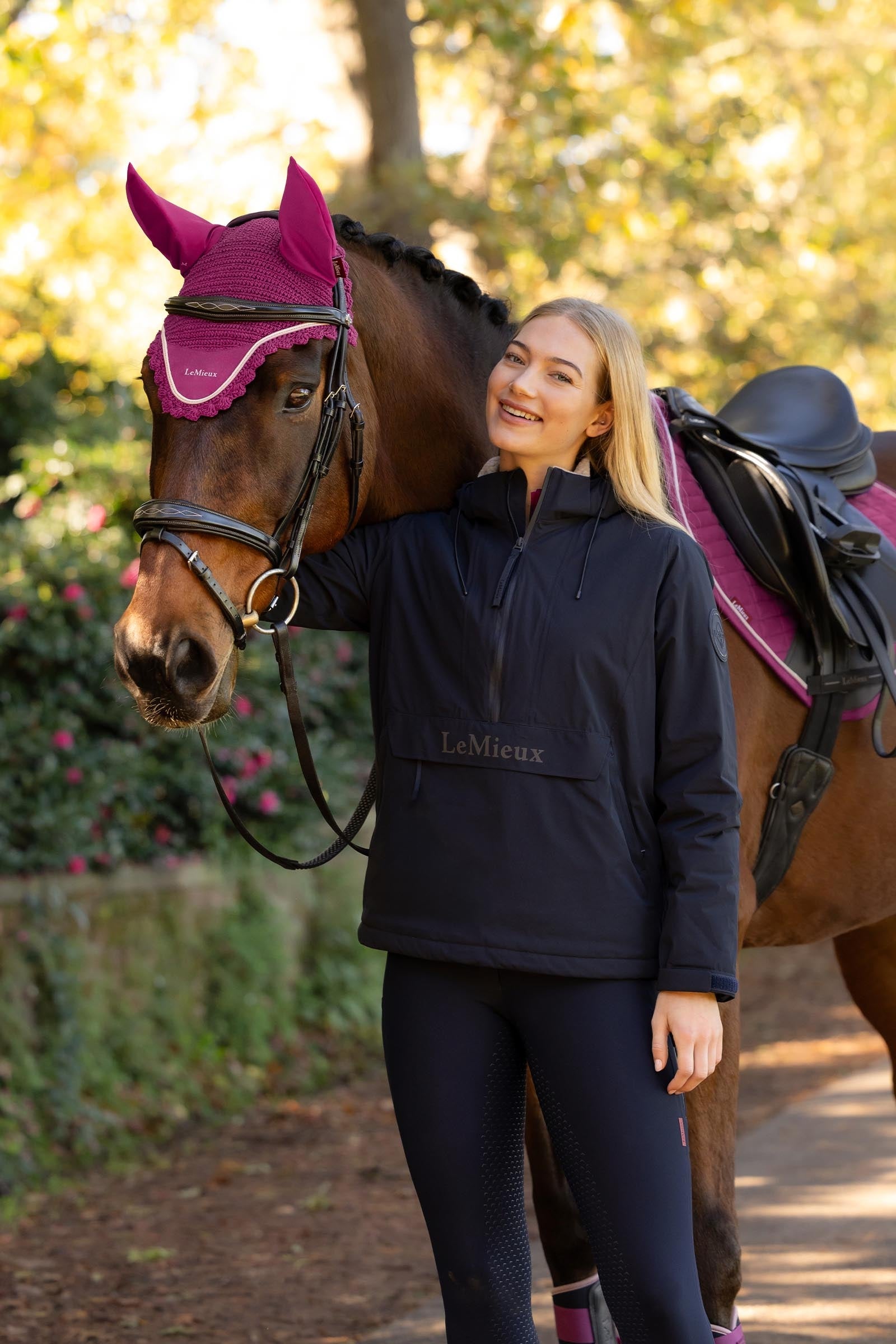 LeMieux Phoebe Women´s Half Zip Waterproof Anorak Women’s Riding Clothing