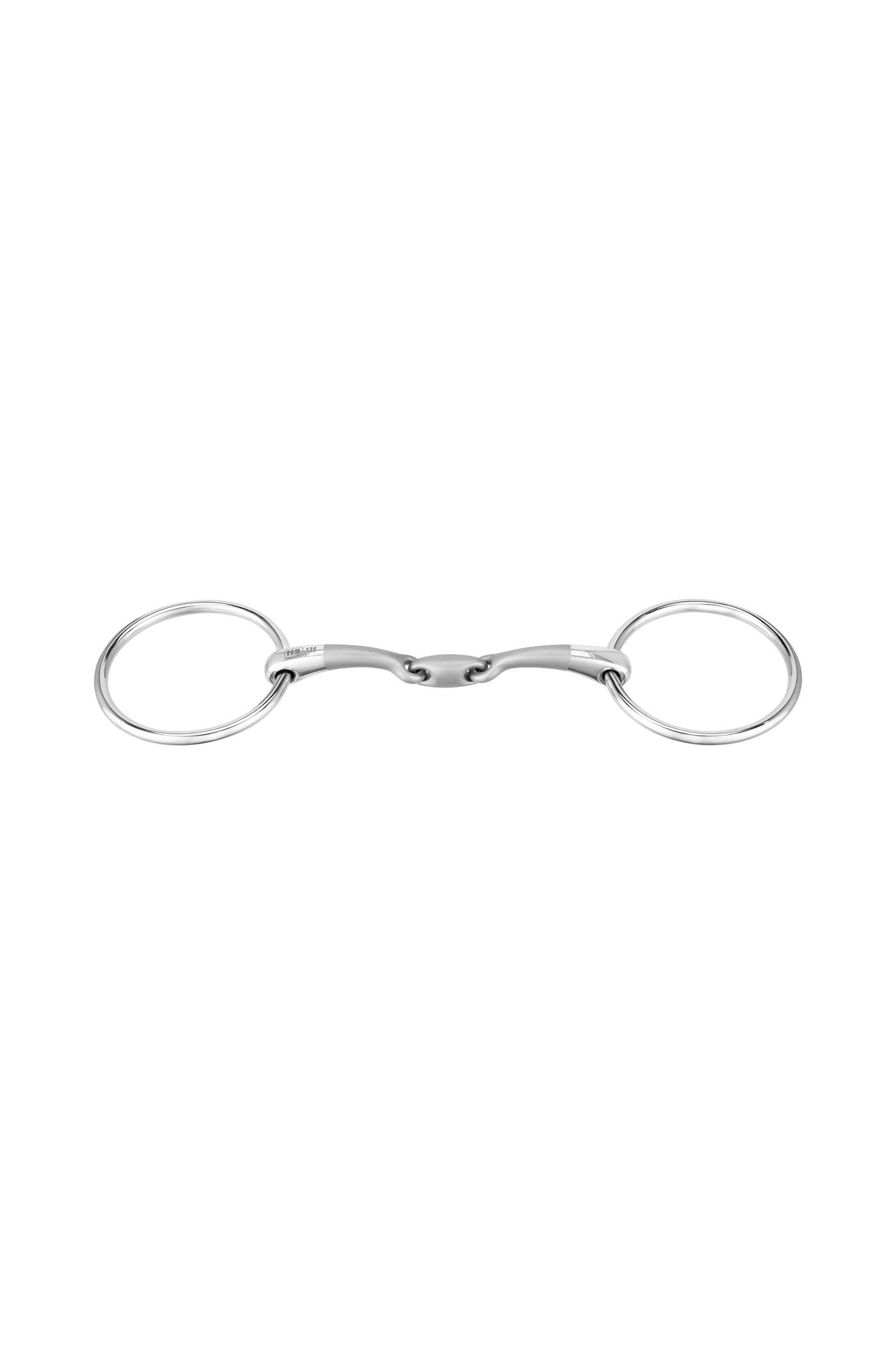 Sprenger Satinox Loose Ring Snaffle, Double Jt. 12mm, 70mm Ring, Stainless St. Horse Bits