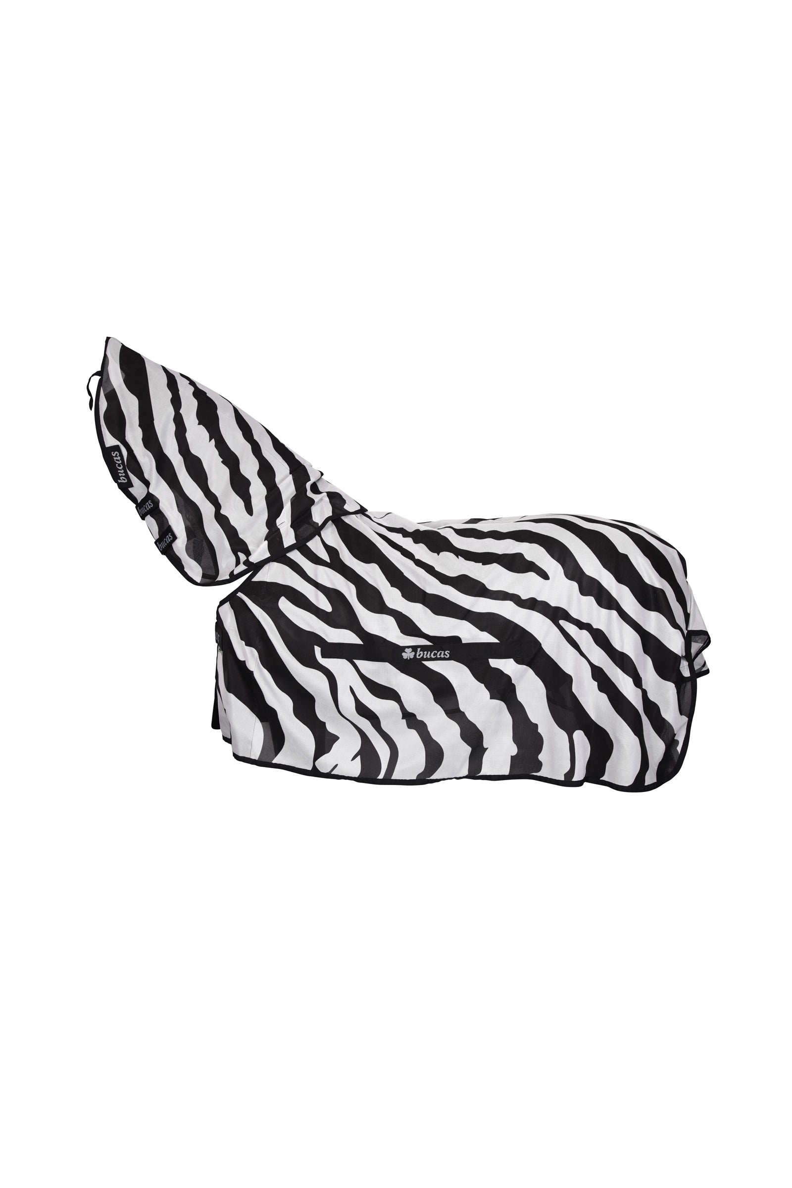 Bucas Buzz-Off Zebra Fly Rug with Detachable Full Neck Horse Rugs